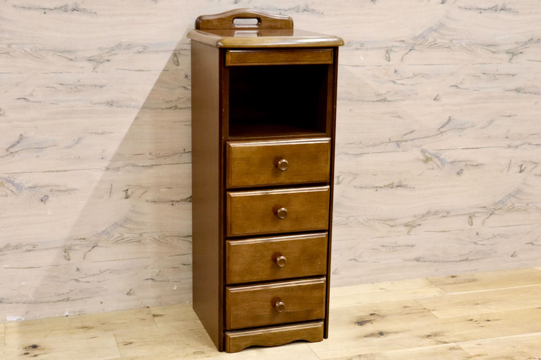 GMIK620A○maruni / マルニ 電話台 FAX台 飾り台 花台 小物収納 オーク材 シンプル モダン