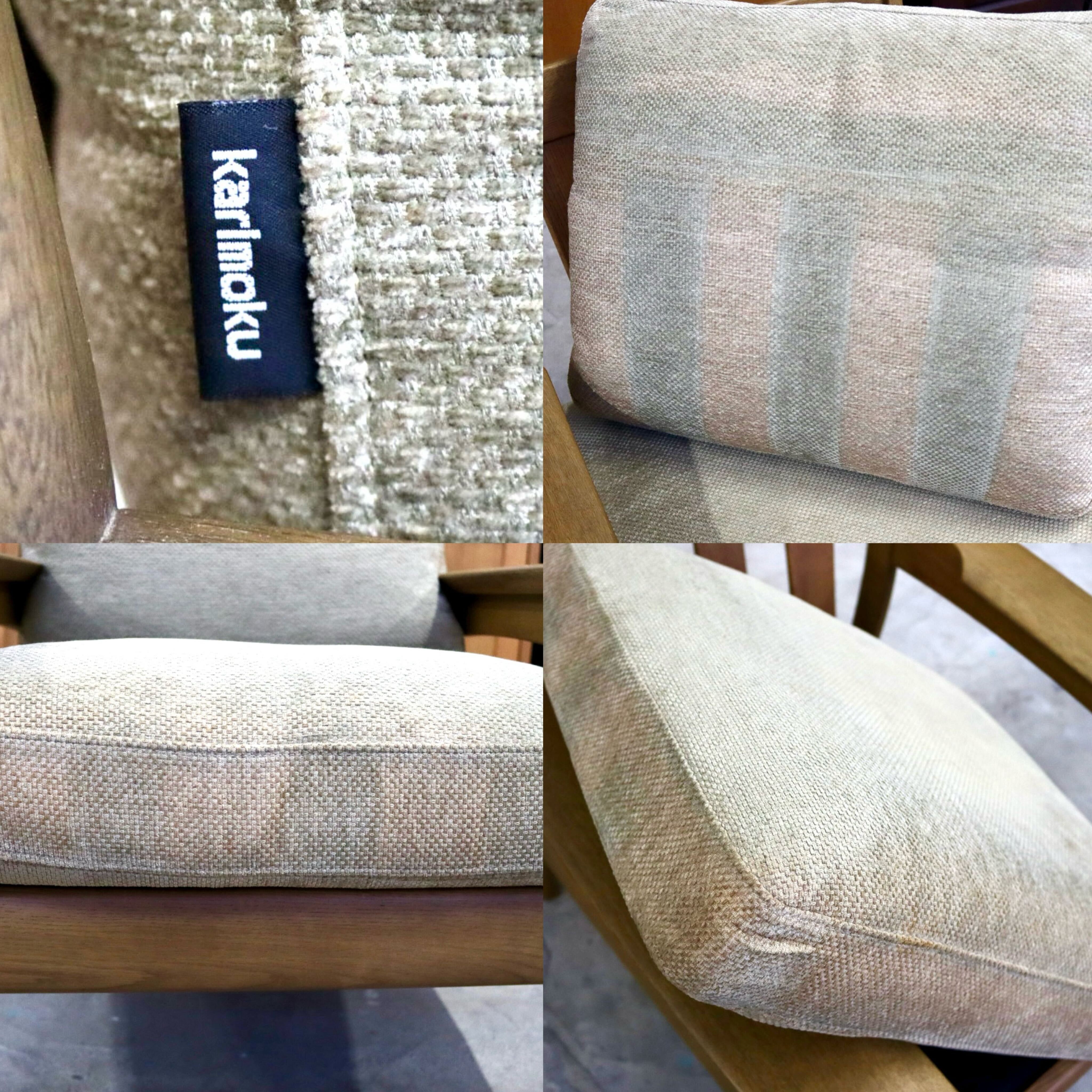 GMIK739B○karimoku / カリモク 1人掛けソファ シングルソファ アームチェア 木製 ファブリック 北欧スタイル 国産家具