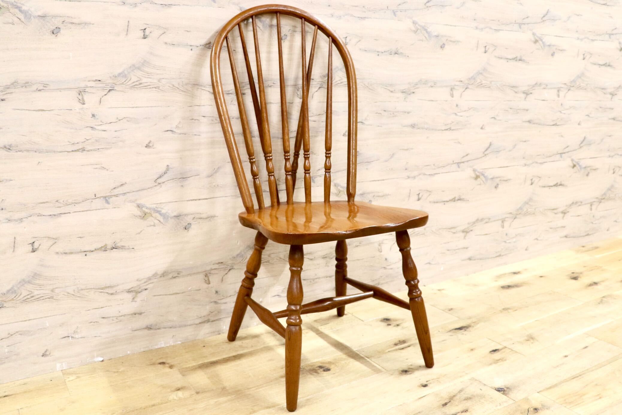 GMHS563E○柏木工 / KASHIWA ダイニングチェア アームレスチェア 椅子 飛騨家具 レトロ カントリー ナチュラル 木製 アンティーク