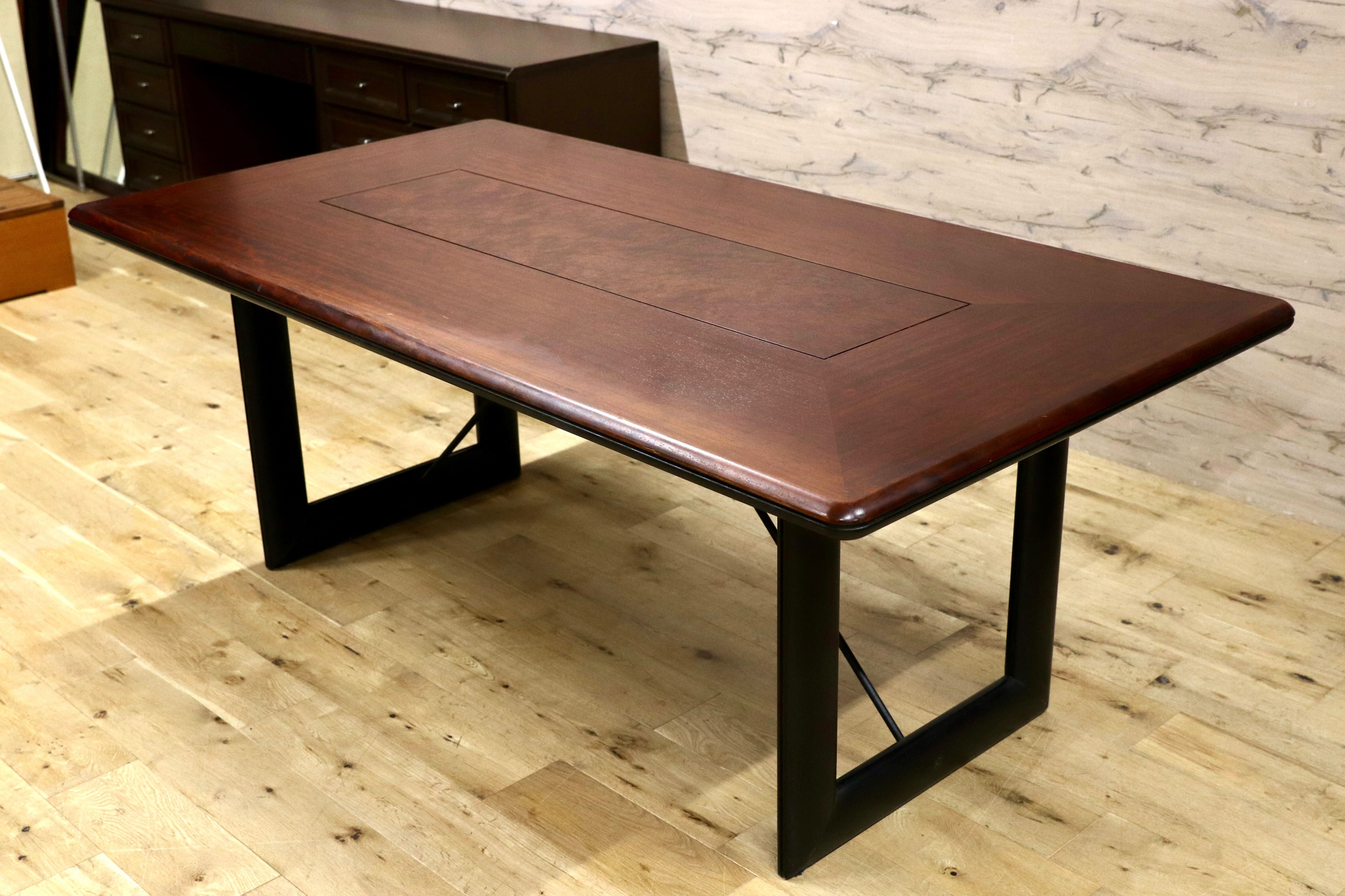 GMIK37○karimoku / カリモク VIVENTE ビベンテ ヴィンテージ ダイニングテーブル 食卓テーブル 花梨材 アンティーク 机 稀少