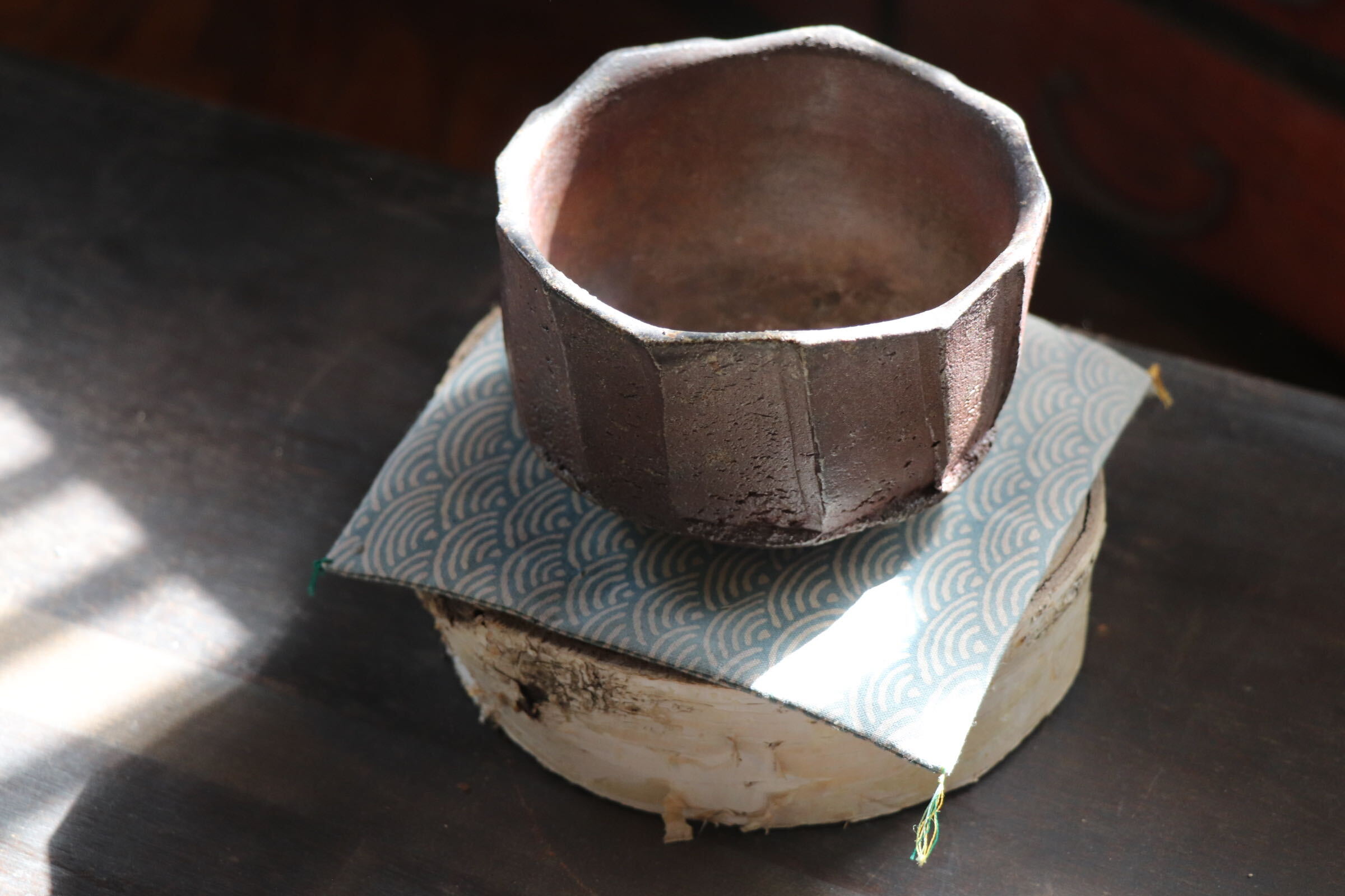 GMJI16◯市野悟窯 市野哲次 丹波焼 抹茶碗 陶器 現代陶芸 丹波篠山 作家物