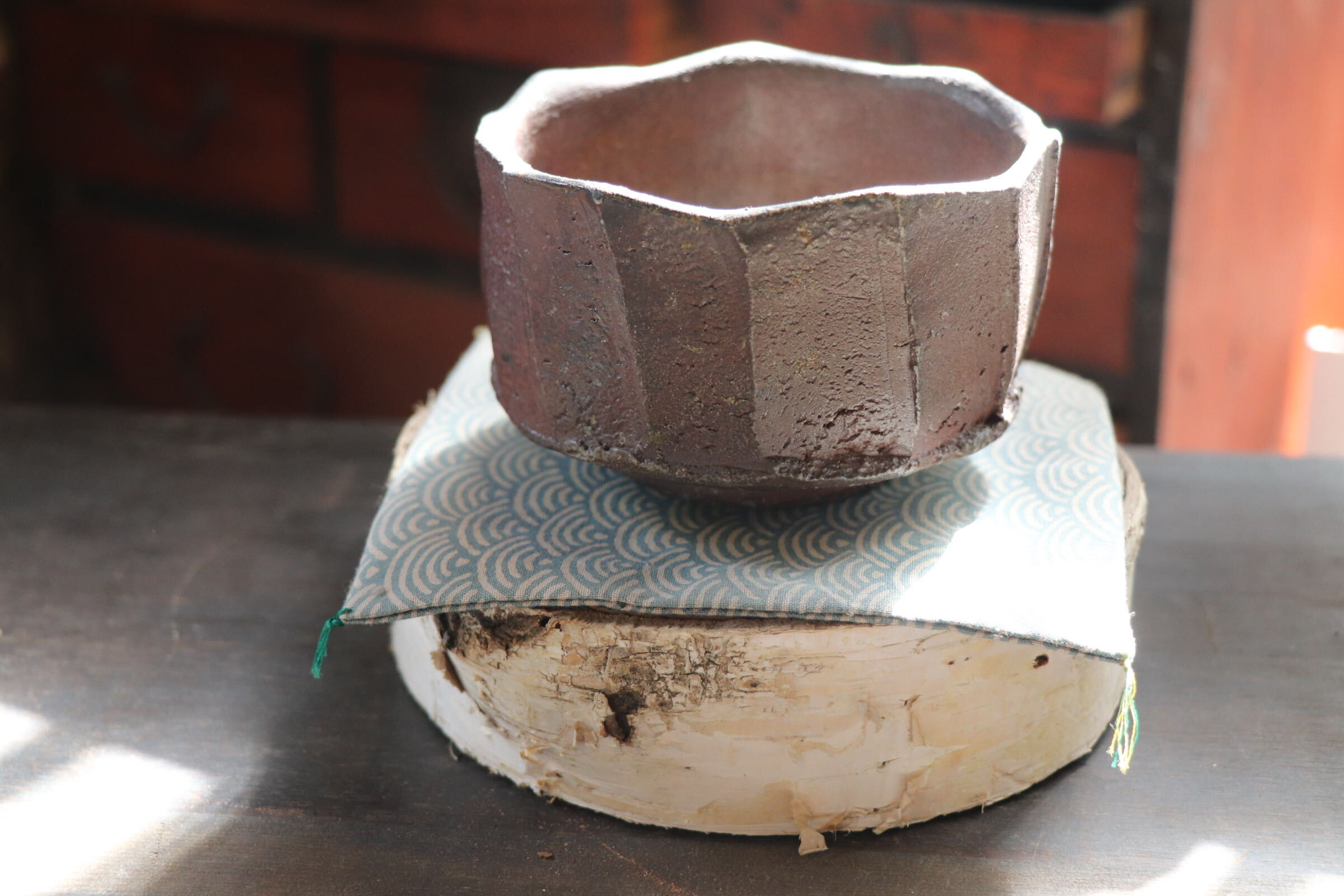 GMJI16◯市野悟窯 市野哲次 丹波焼 抹茶碗 陶器 現代陶芸 丹波篠山 作家物