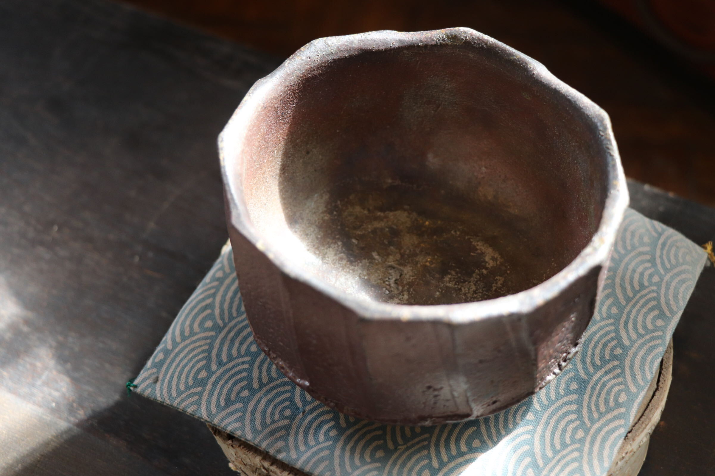GMJI16◯市野悟窯 市野哲次 丹波焼 抹茶碗 陶器 現代陶芸 丹波篠山 作家物