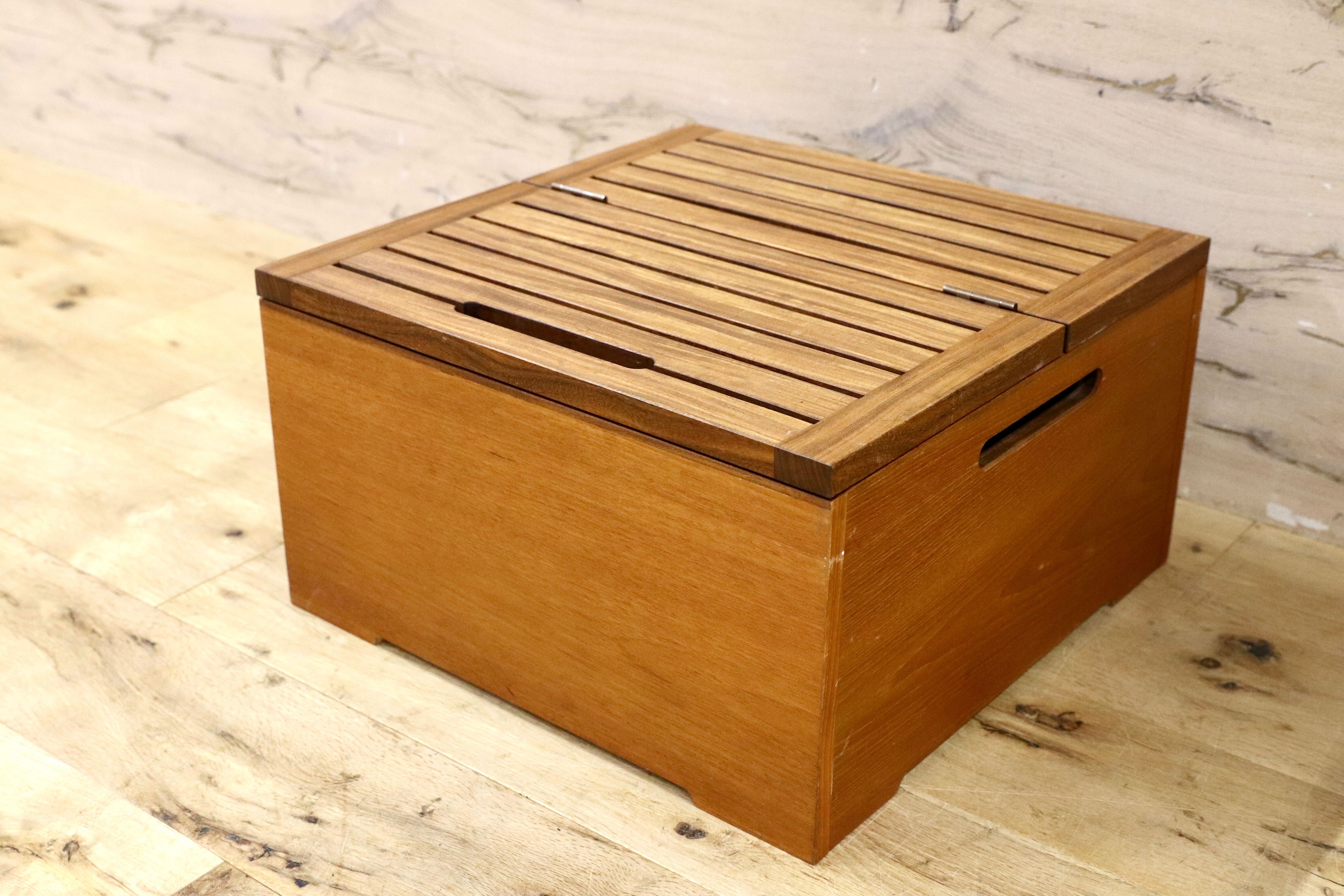 GMIK861○チーク材 収納ボックス 北欧スタイル ディスプレイ台 アンティーク