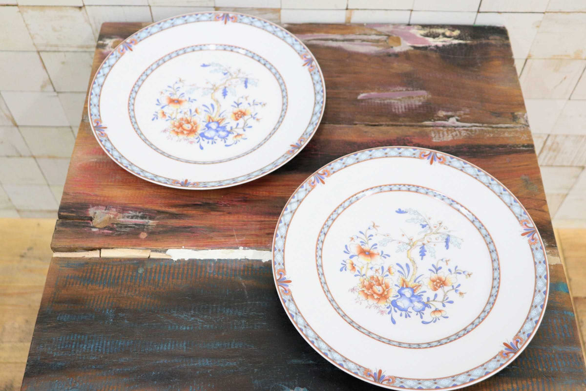 GMJO137F◯G. Labesse / G. ラベッセ リモージュ磁器 ディナープレート 大皿 皿 6枚セット 高級洋食器 フランス アンティーク 希少 美品