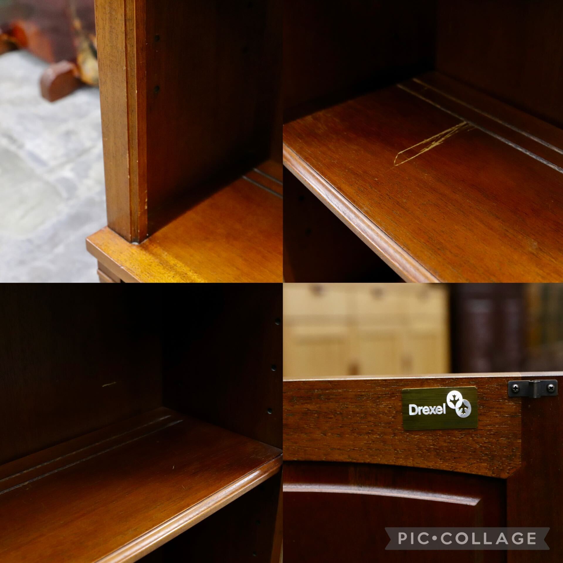 GMIK671○DREXEL HERITAGE / ドレクセルヘリテイジ トライユン キャビネット シェルフ オープンラック 棚 定価約50万