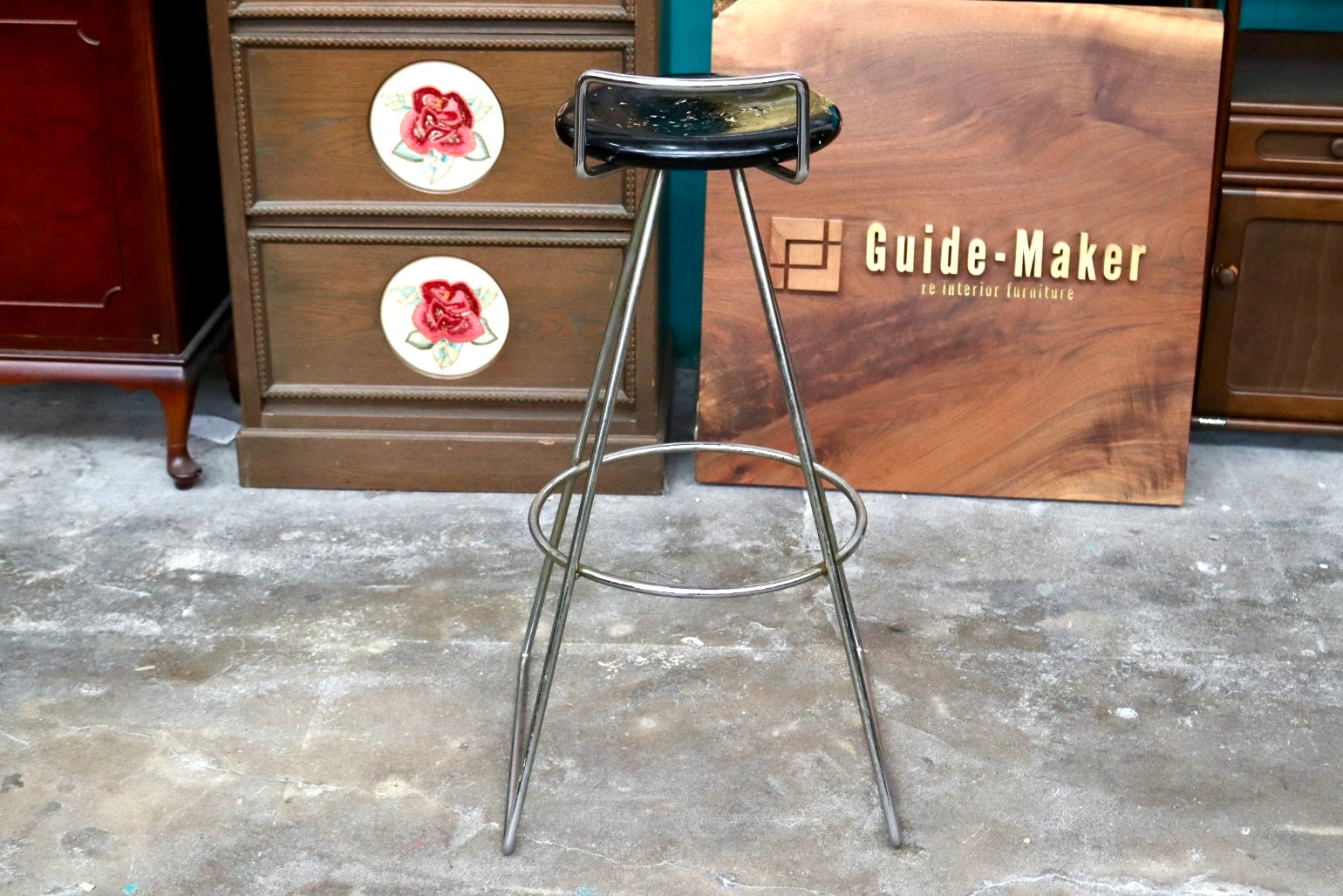 GMJK326A○ROCKSTONE /ロックストーン KARAS ハイスツール ハイチェア カウンターチェア 椅子 モダン 定価約5.5万