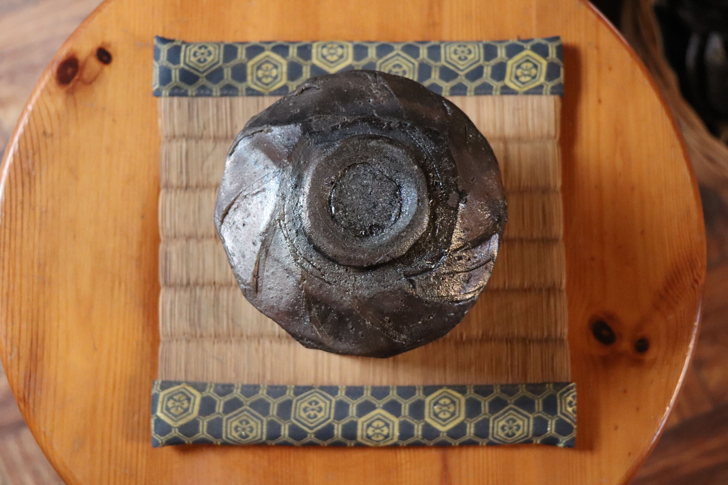 GMJI37◯市野悟窯 市野哲次 丹波焼 抹茶碗 陶器 現代陶芸 丹波篠山 作家物