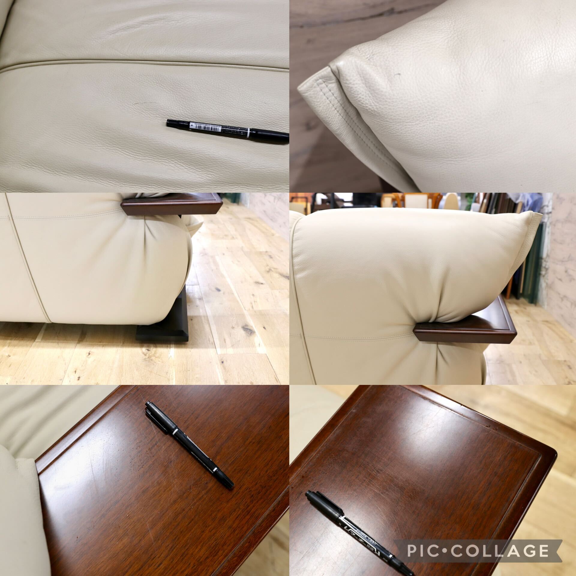 GMJS66A○MORISHIGE / モリシゲ Gアーク 1人掛けソファ シングルソファ アイボリー 本革 IDC大塚家具