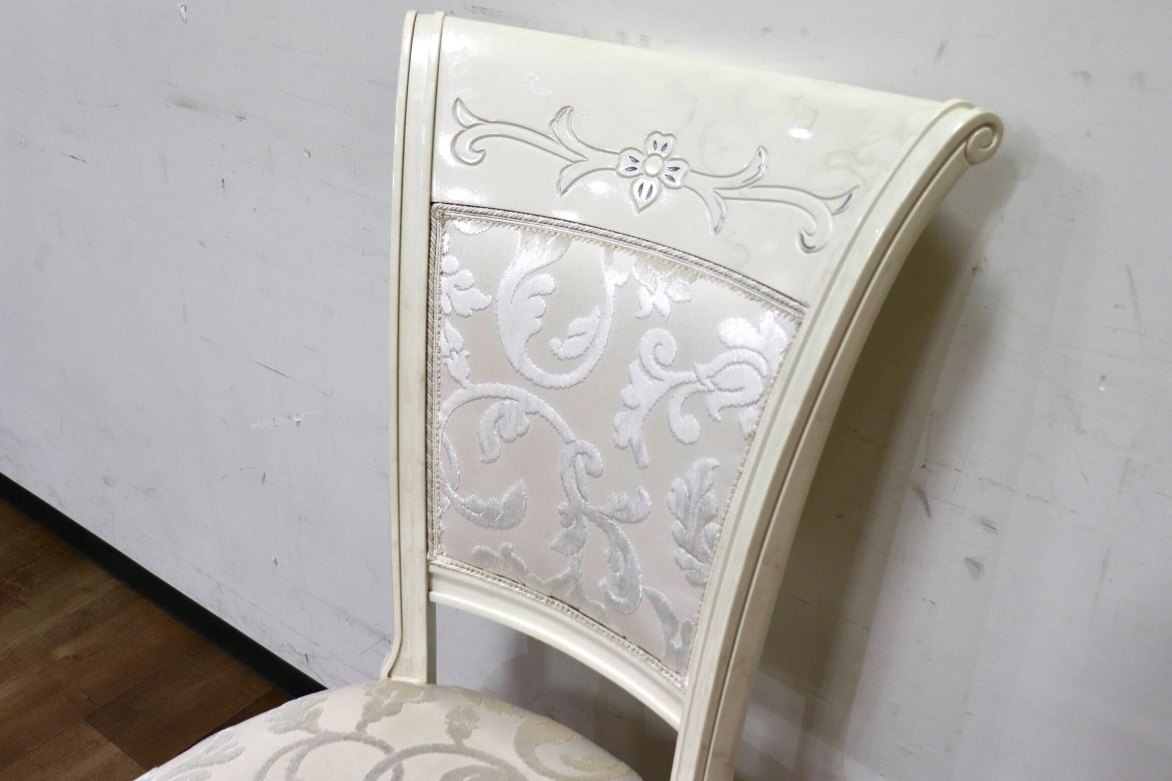 GMHK842A○SaltarelliMOBILI / サルタレッリモビリ GIULIETTA ジュリエッタ ダイニングチェア 姫家具 ロココ調 イタリア製 定価約6.8万