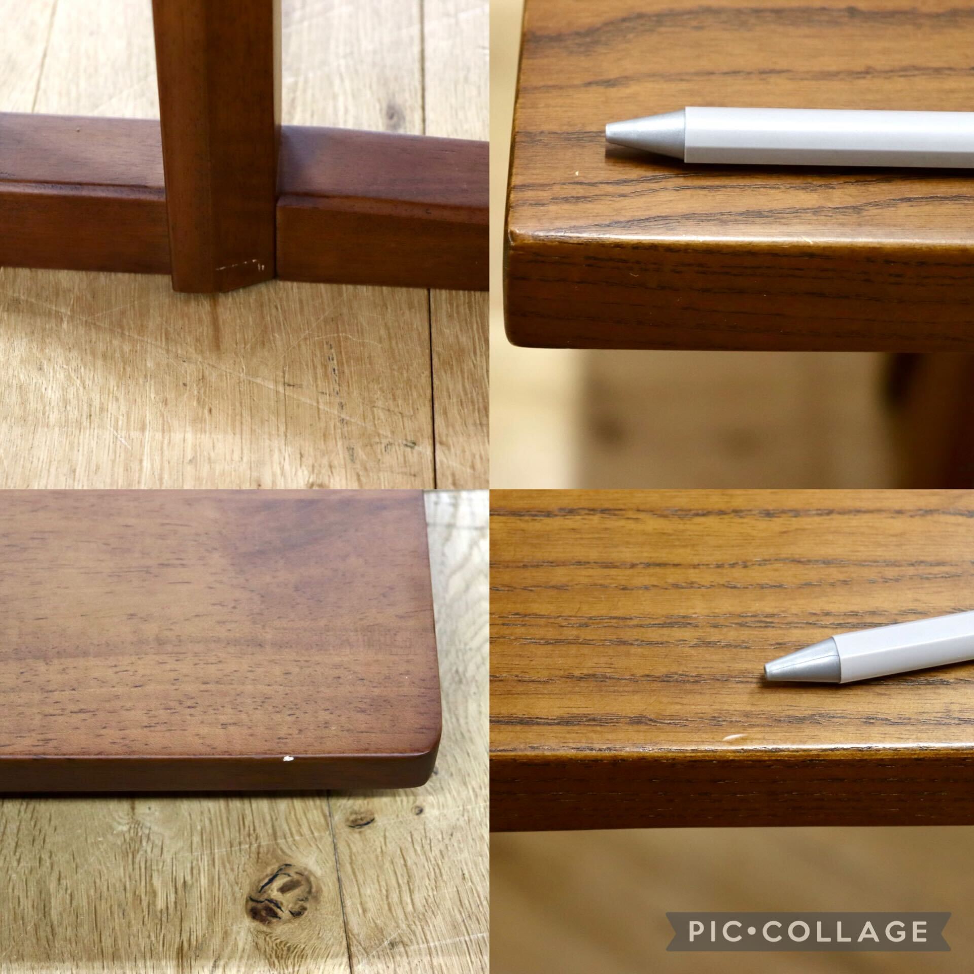 GMIK48○a.flat / エーフラット モク ダイニングテーブル 食卓テーブル 作業台 アッシュ材 無垢 スタイリッシュ 机 テーブル 定価約9.3万