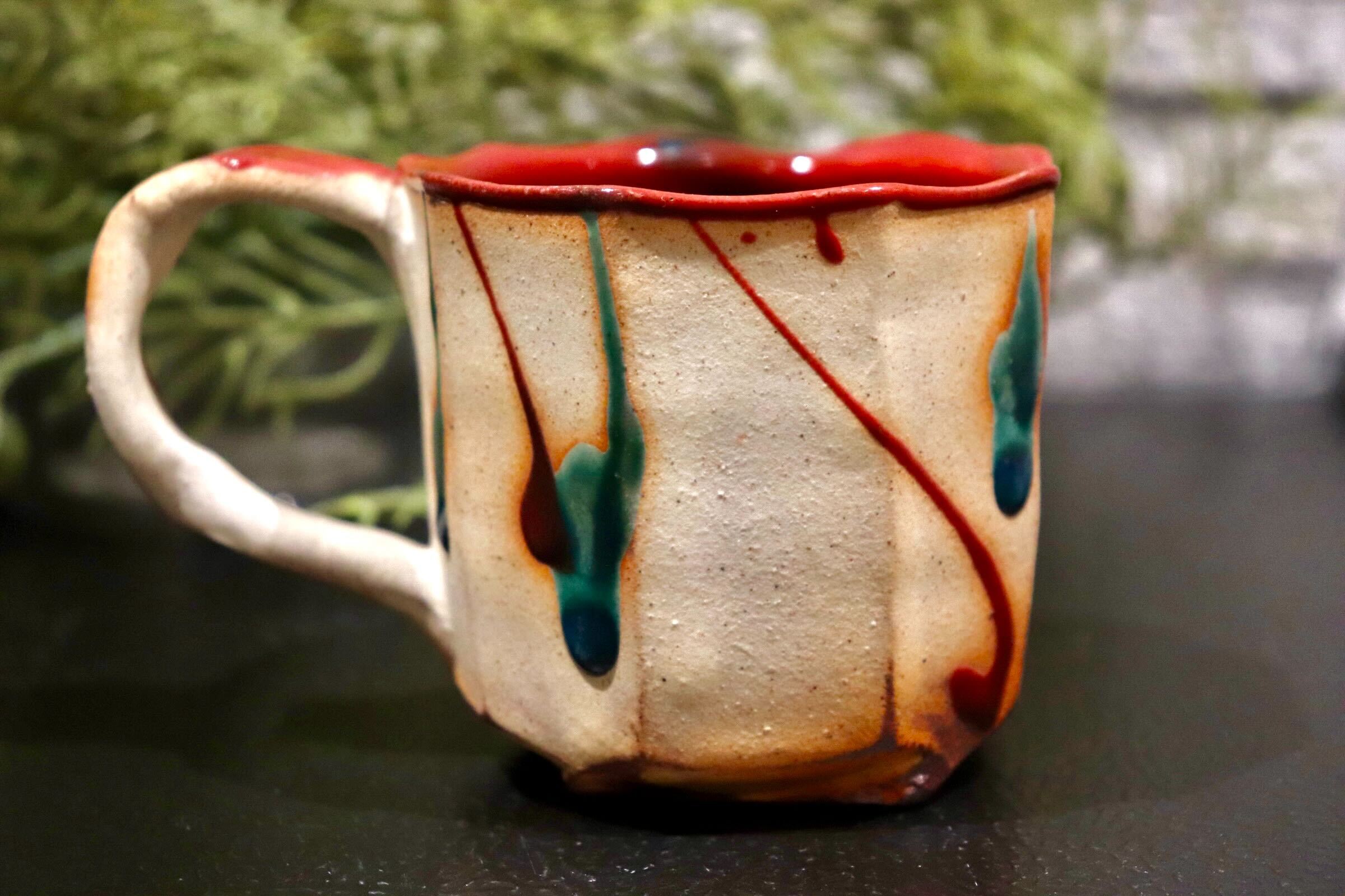 GMIO363-A◯丹文窯 丹波焼 コーヒーカップ 陶器 マグカップ 伝統工芸 丹波篠山 未使用