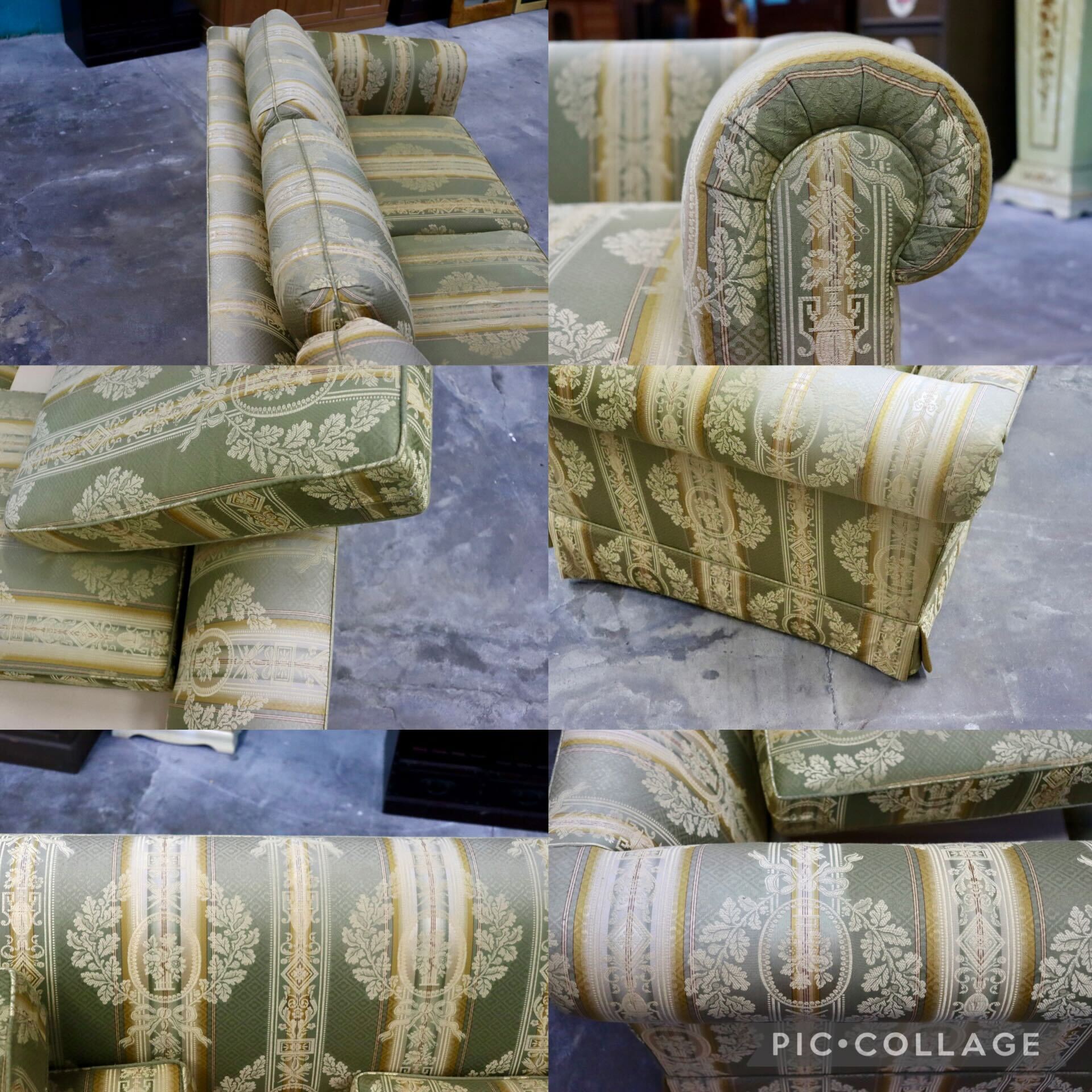 GMIK675B○DREXEL HERITAGE / ドレクセルヘリテイジ 3人掛けソファ トリプルソファ 長椅子 ファブリック ヴィンテージ クラシック