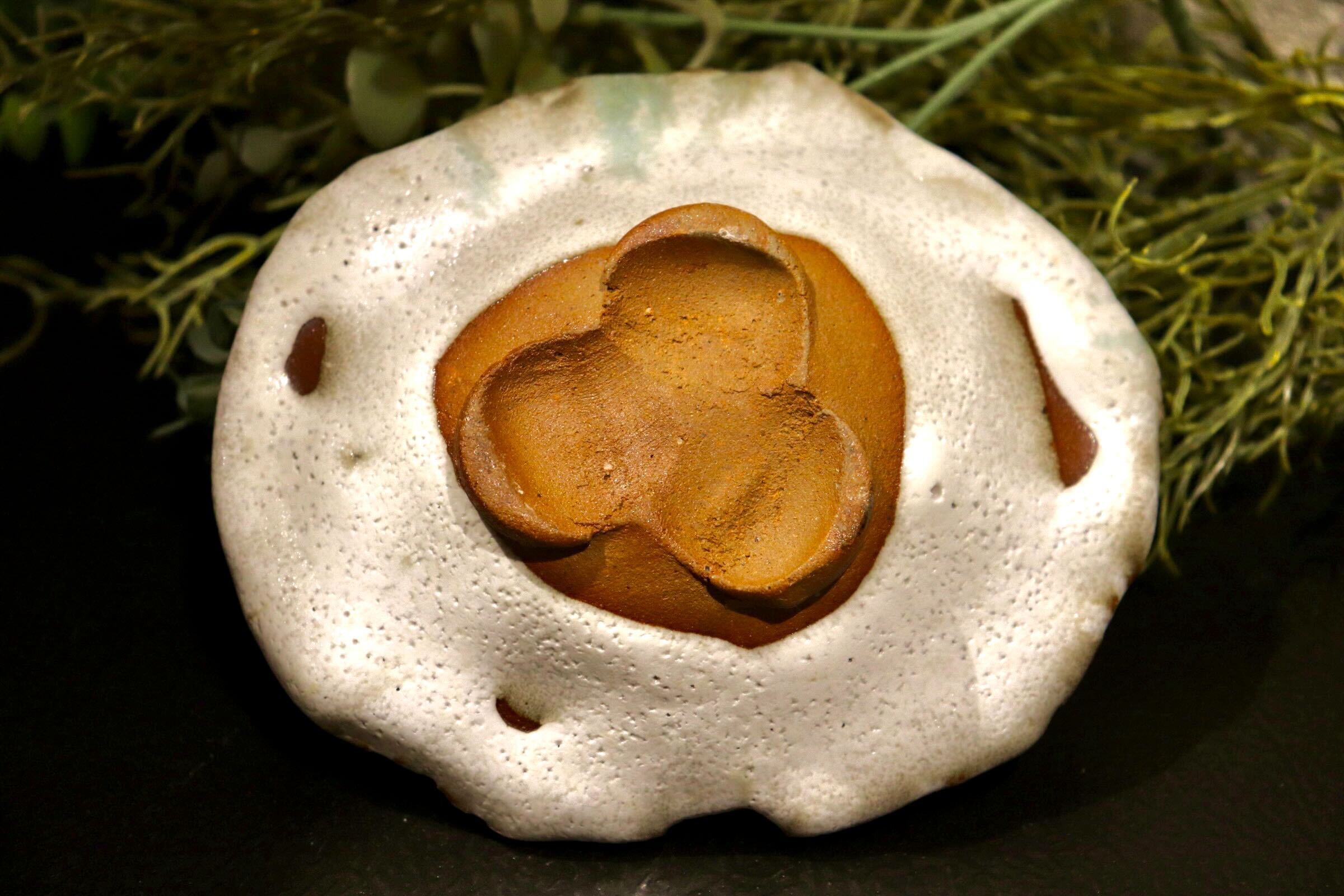 GMIO222AB◯丹文窯 丹波焼 丸皿 陶器 皿 伝統工芸 丹波篠山 未使用