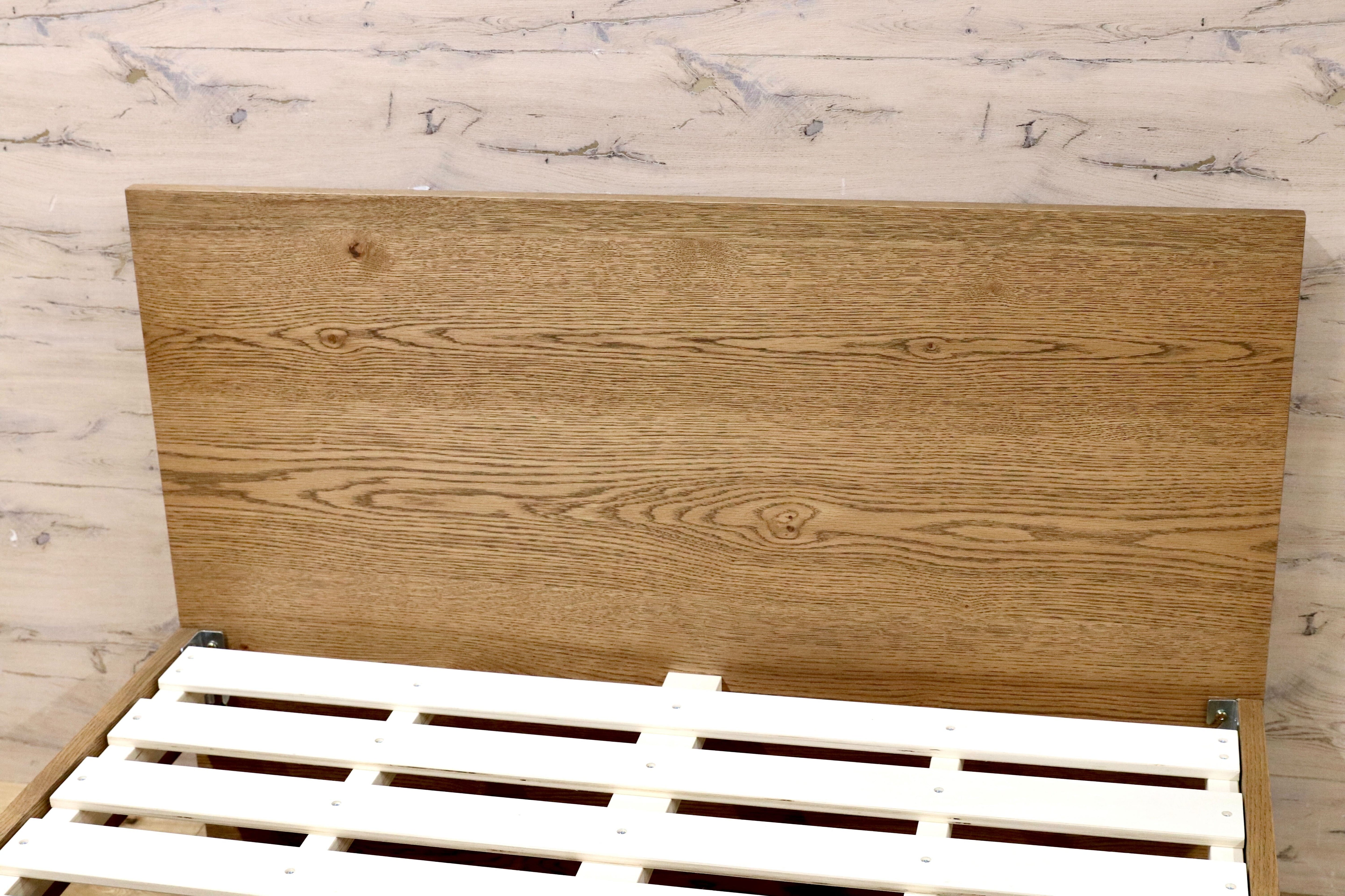 GMIK850○unico / ウニコ ADDAY アディ ベッドフレーム セミダブル SD ハイタイプ オーク材 北欧スタイル モデルルーム展示品