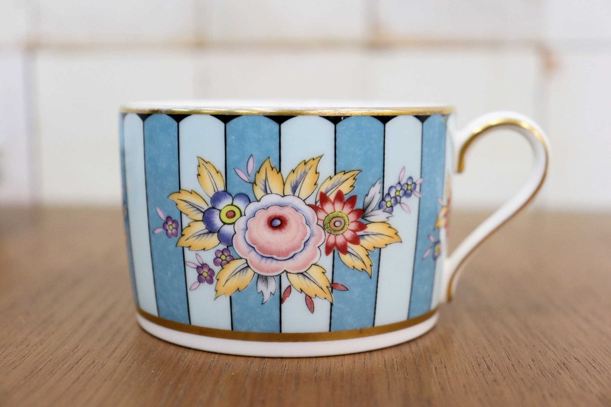 GMJO137N◯Noritake / ノリタケ ミュージアムコレクション カップ＆ソーサー 1客 4点セット 予備ソーサー デザート皿 小皿 花柄 金彩