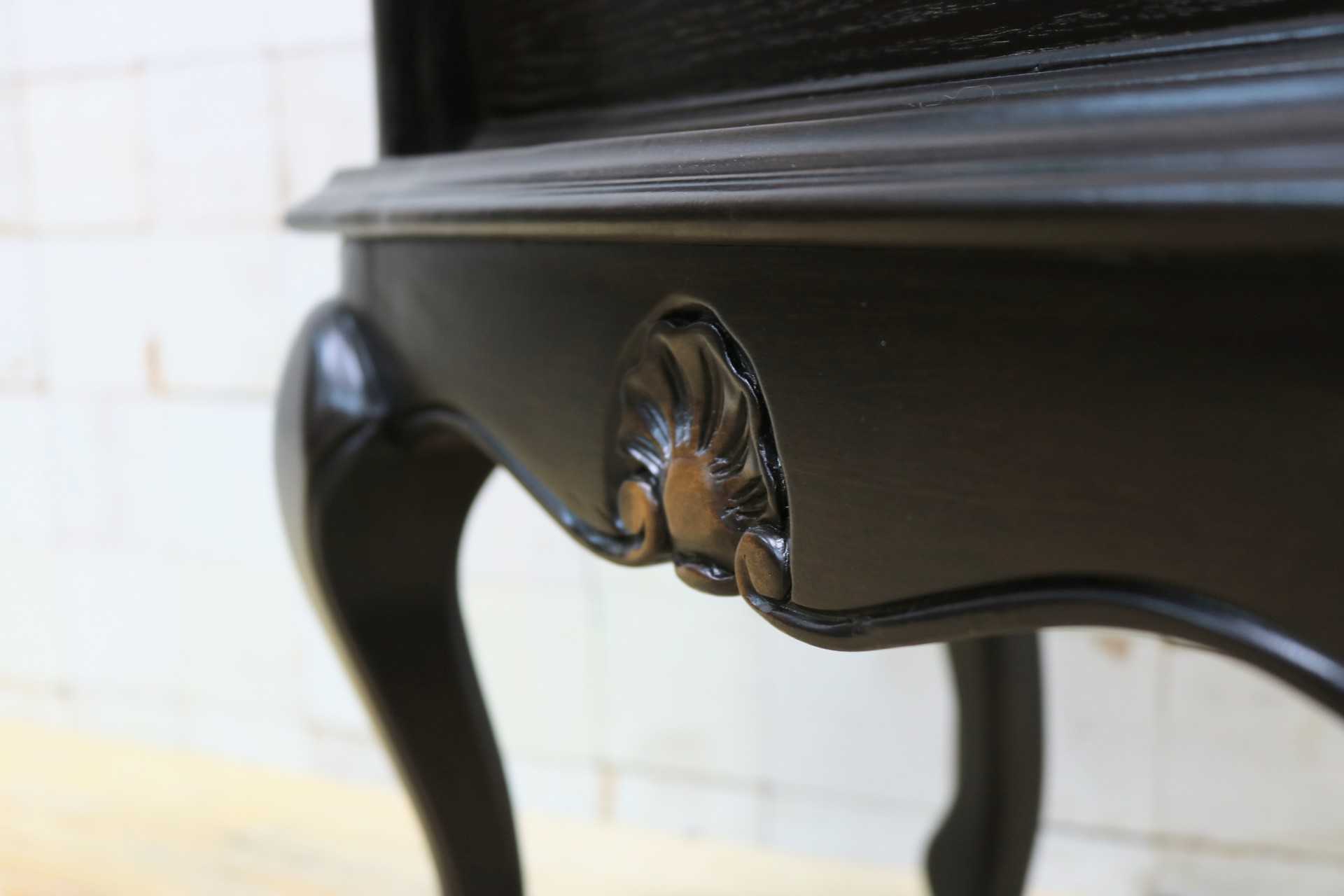 GMIK556◯マガジンラック 本棚 収納家具 スリッパラック 木製 什器 猫脚 ロココ調 アンティーク調