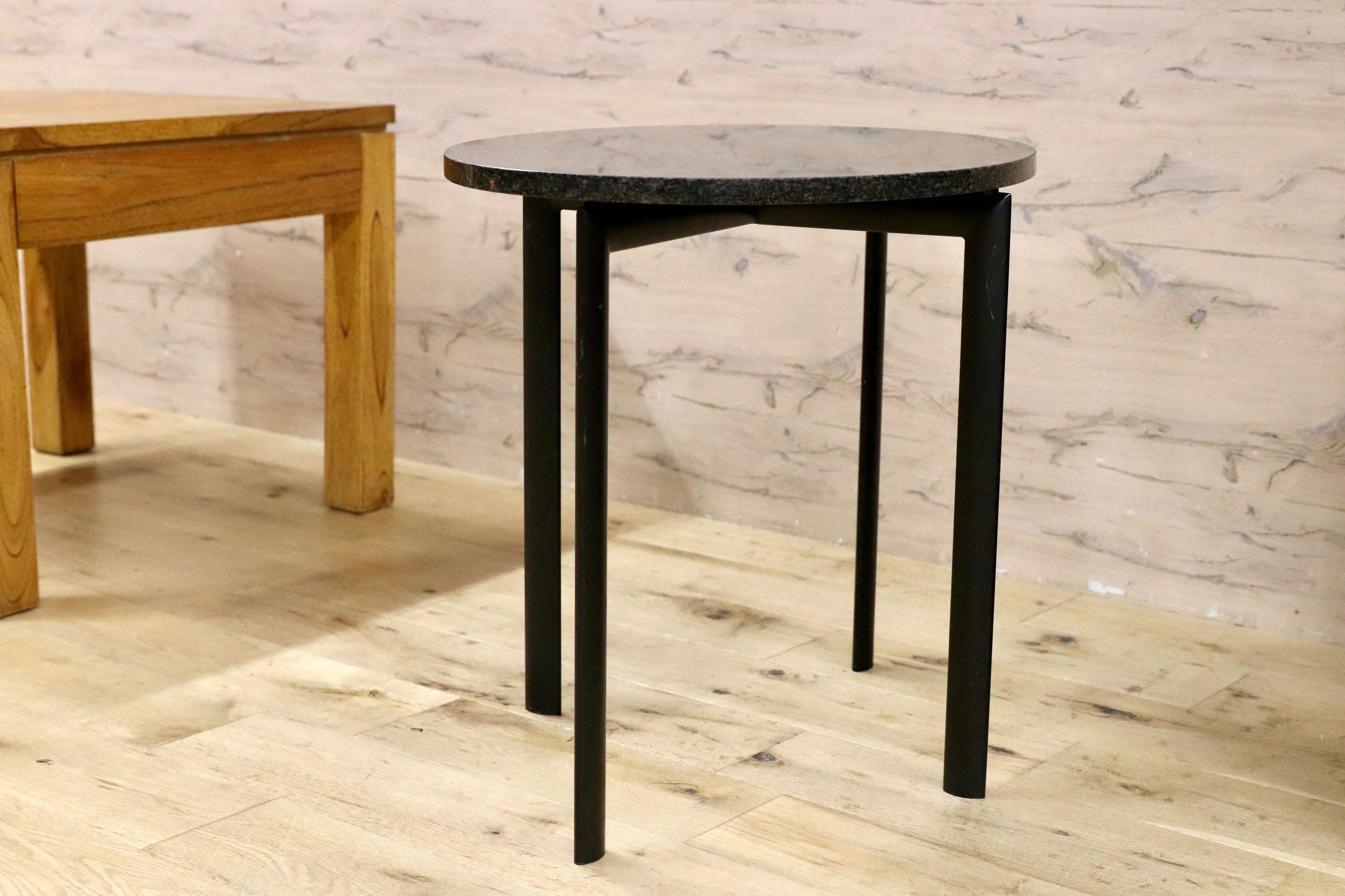 GMIK321○御影石 ストーンテーブル サイドテーブル コーヒーテーブル 花台 飾り台 クラシック 和モダン ※引取り推奨