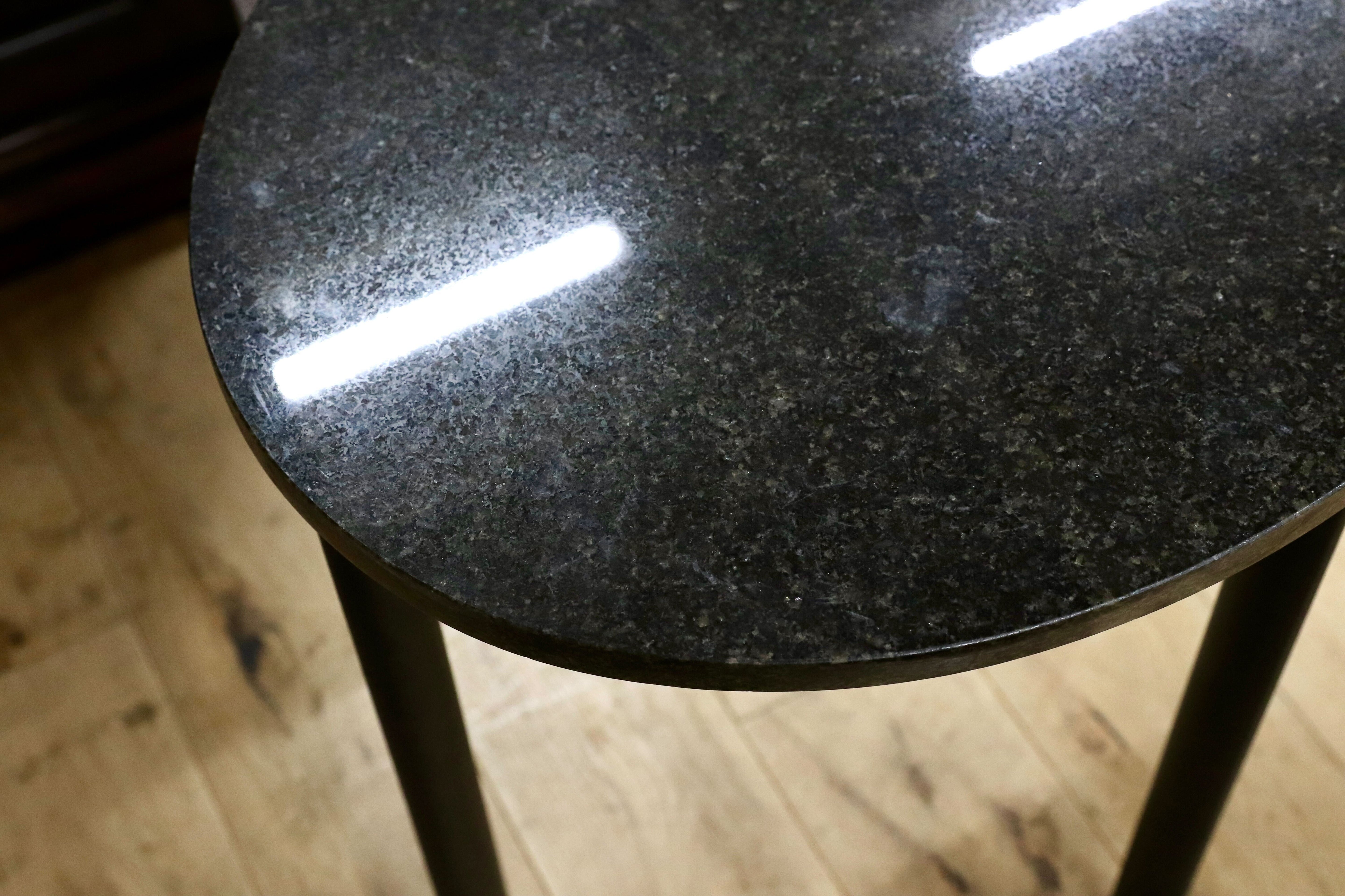 GMIK321○御影石 ストーンテーブル サイドテーブル コーヒーテーブル 花台 飾り台 クラシック 和モダン ※引取り推奨