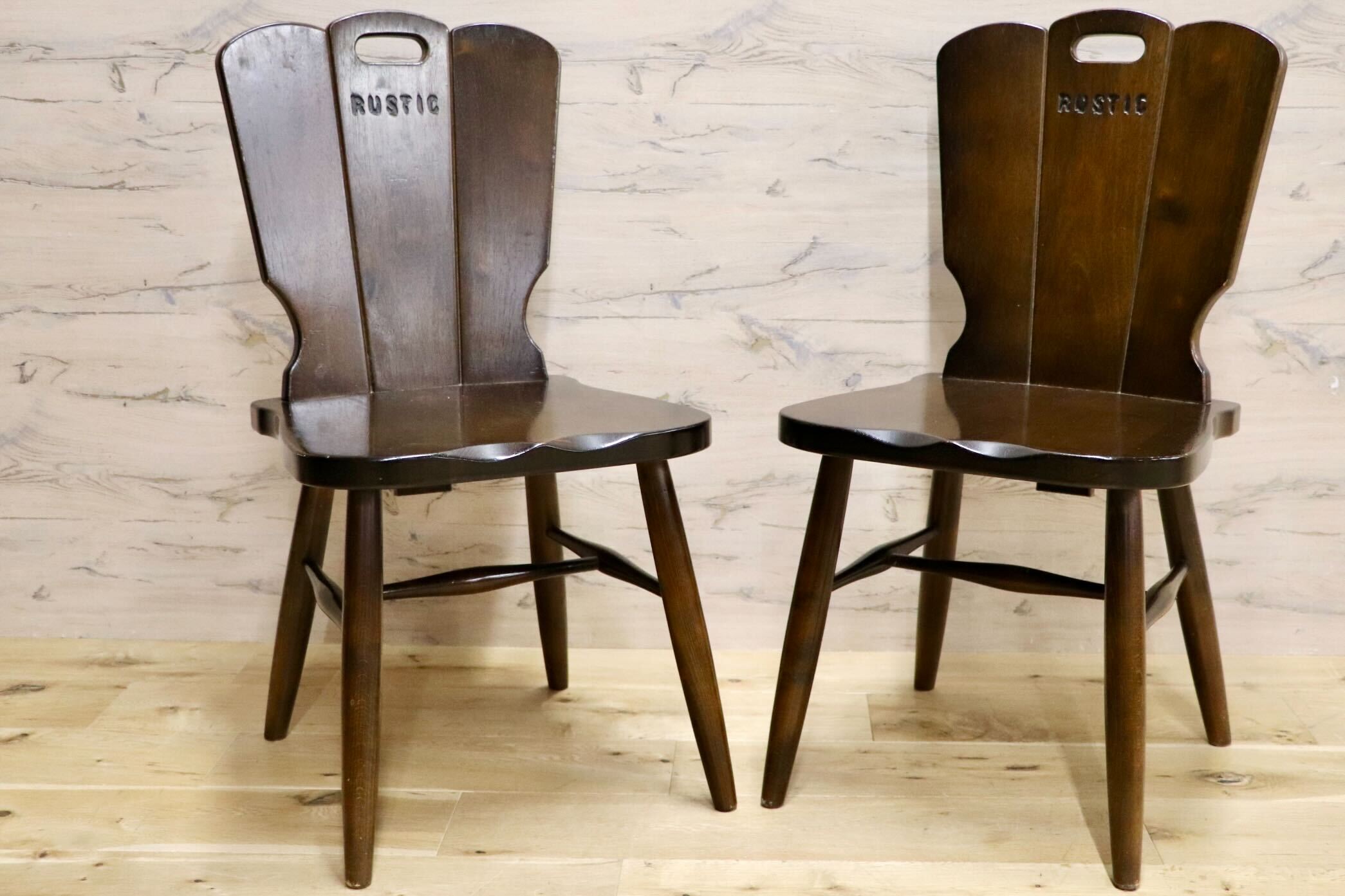 カリモク　ROSTIC 木製椅子2脚セット GMGK360○karimoku / カリモク RUSTIC ルスティック ダイニング