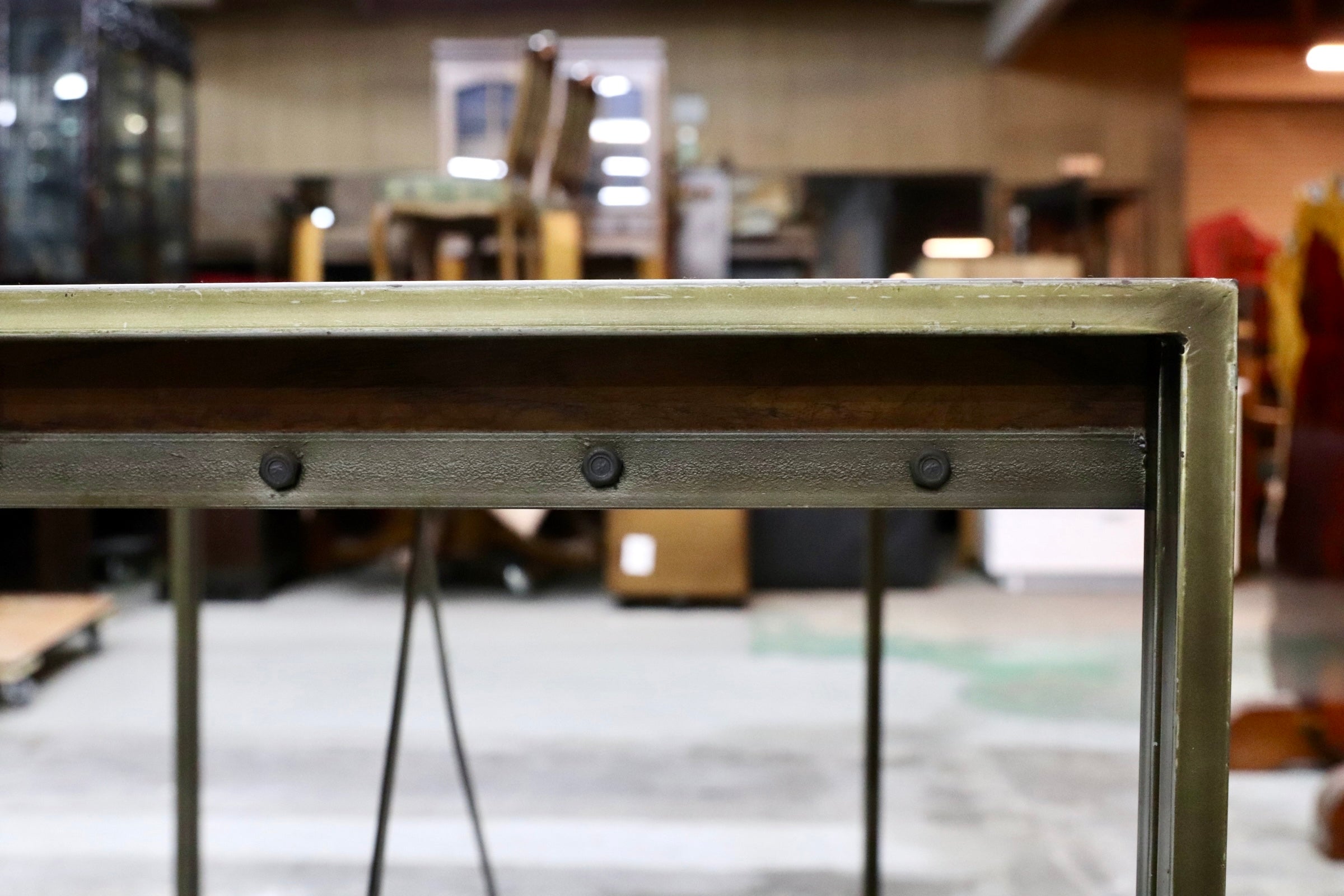 GMJK203B○d-Bodhi / ディーボディ FERUM INDUSTRIAL ダイニングテーブル 食卓テーブル 作業台 勉強机 チーク古材 ヴィンテージ