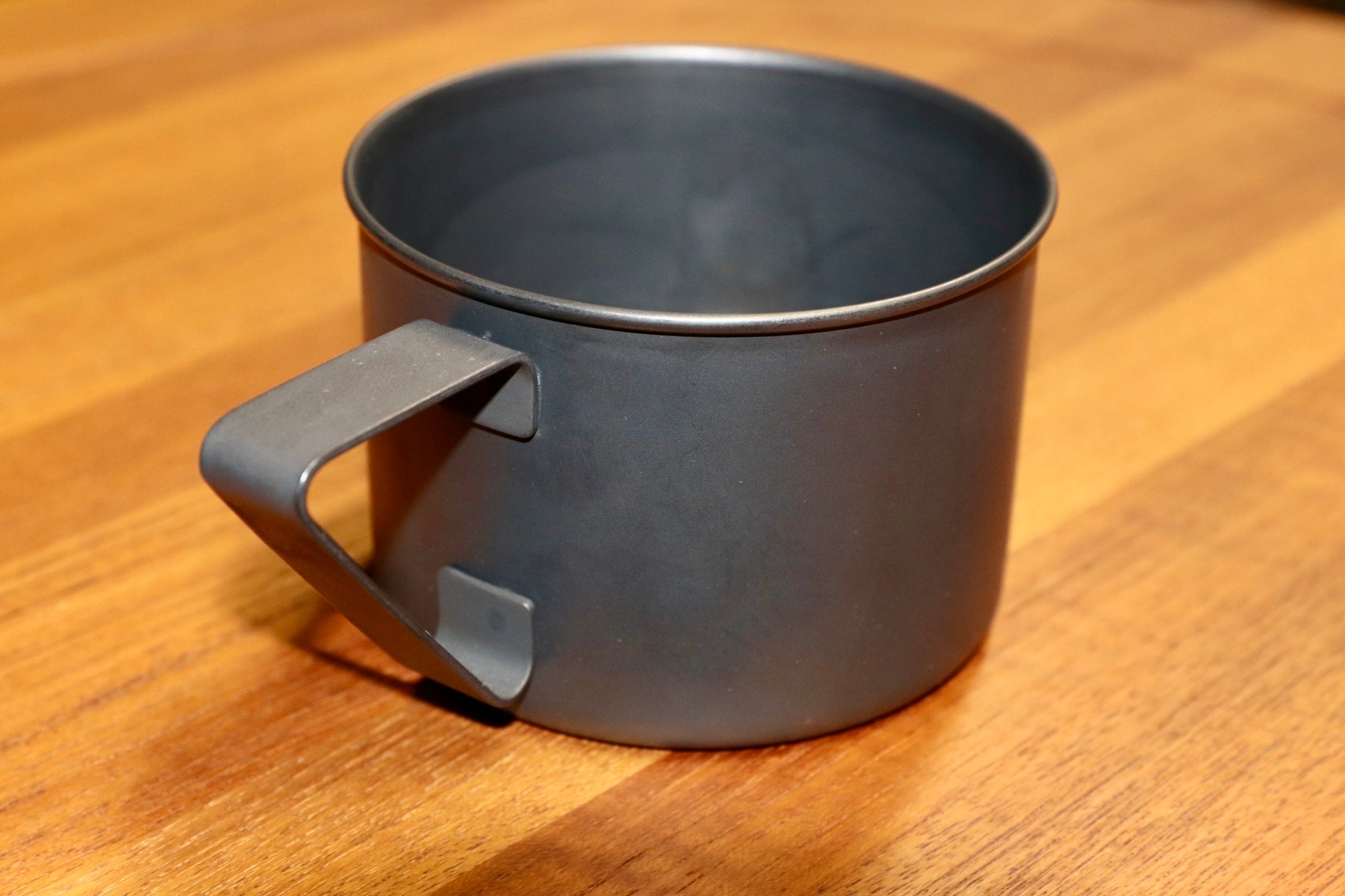 GMJO71○マグカップ ステンレス 黒染め 280ml アウトドア キャンプ コップ 燕三条 日本製 未使用品