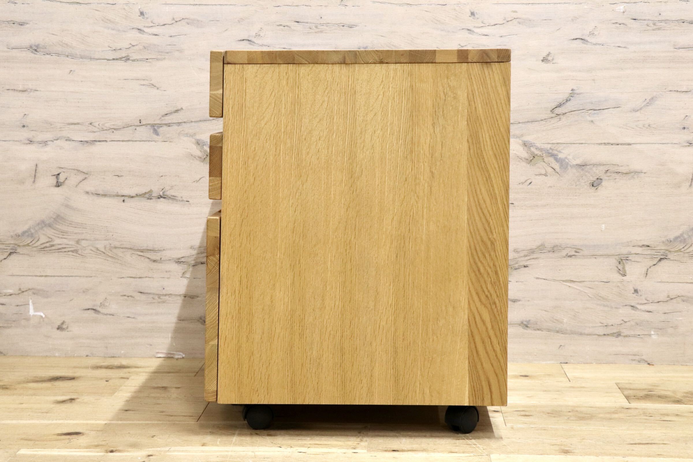 GMJH309B○ACTUS / アクタス FOPPISH フォピッシュ デスクワゴン デスクチェスト オーク材 シンプル モダン 展示品