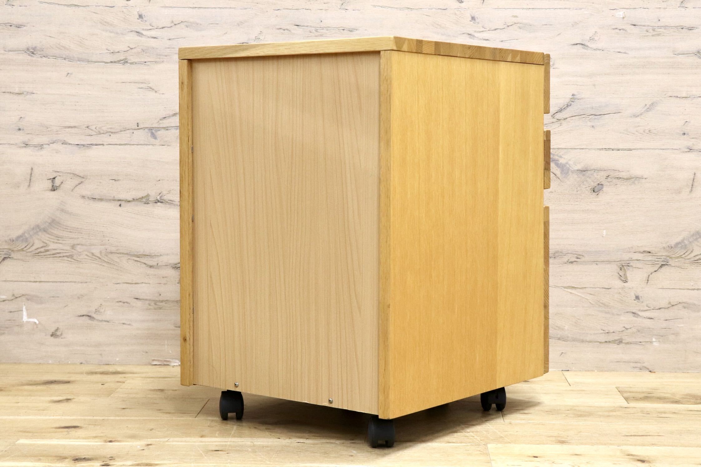 GMJH309B○ACTUS / アクタス FOPPISH フォピッシュ デスクワゴン デスクチェスト オーク材 シンプル モダン 展示品