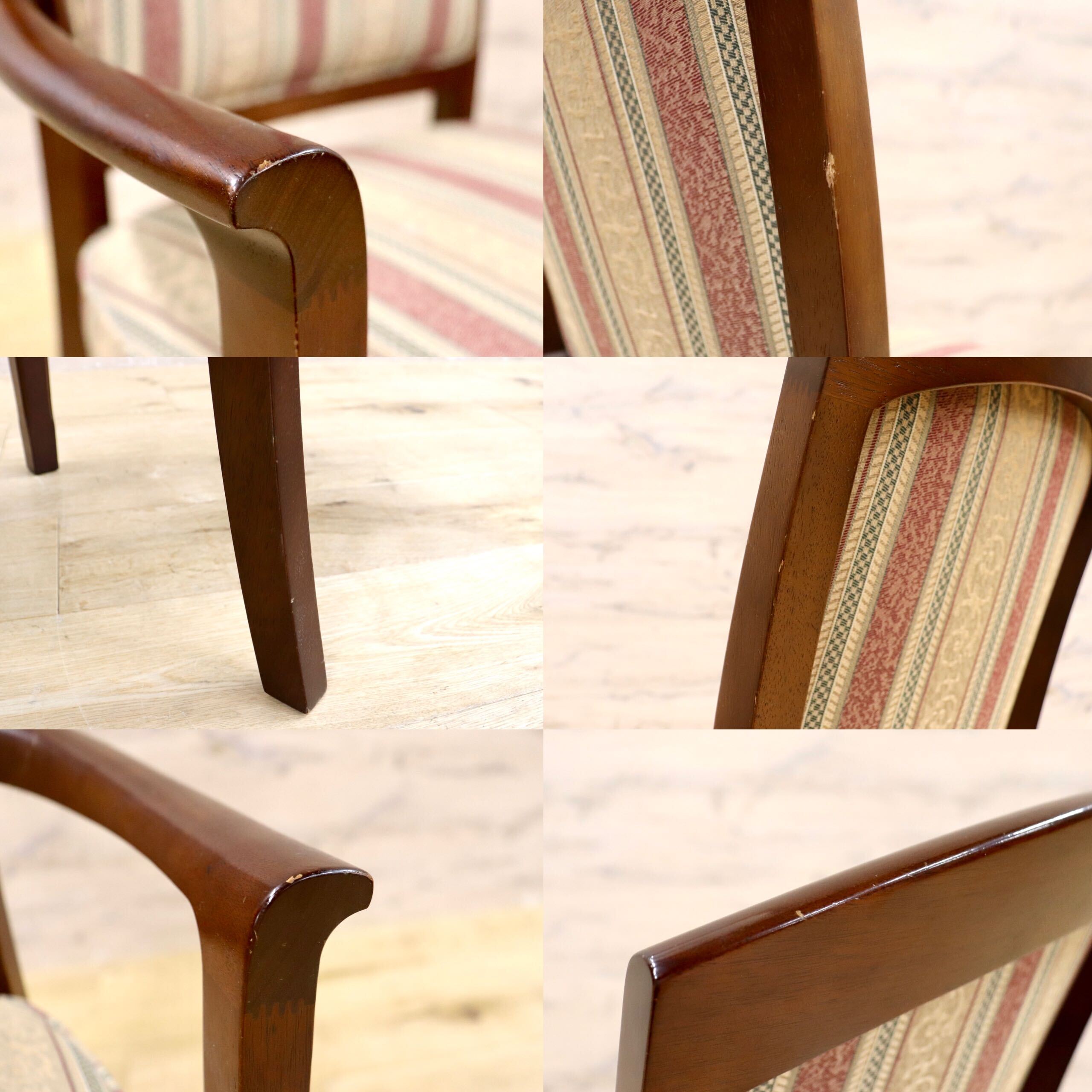 GMIH232A○maruni / マルニ 地中海シリーズ レティーロ2 チェア ダイニングチェア アームチェア クラシック ヨーロピアン ファブリック