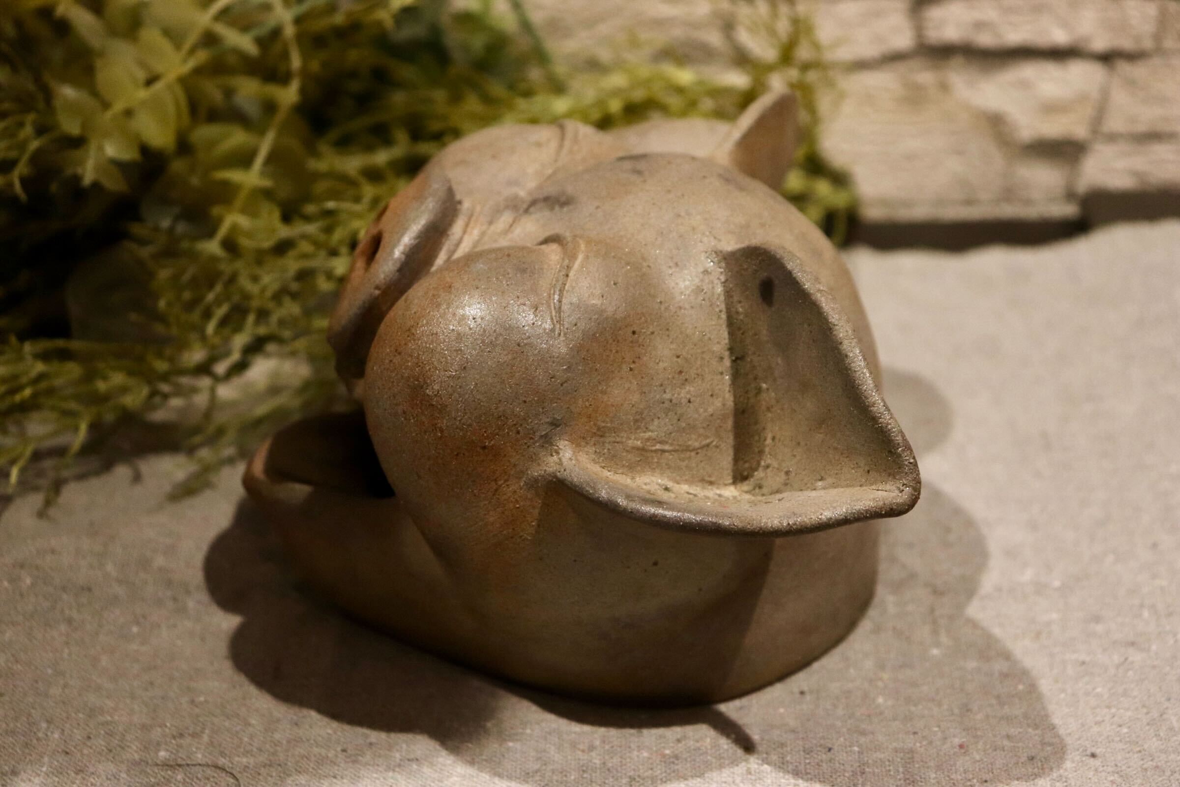 GMIO250A◯圭泉窯 丹波焼 香炉 陶器 置物 伝統工芸 丹波篠山 未使用