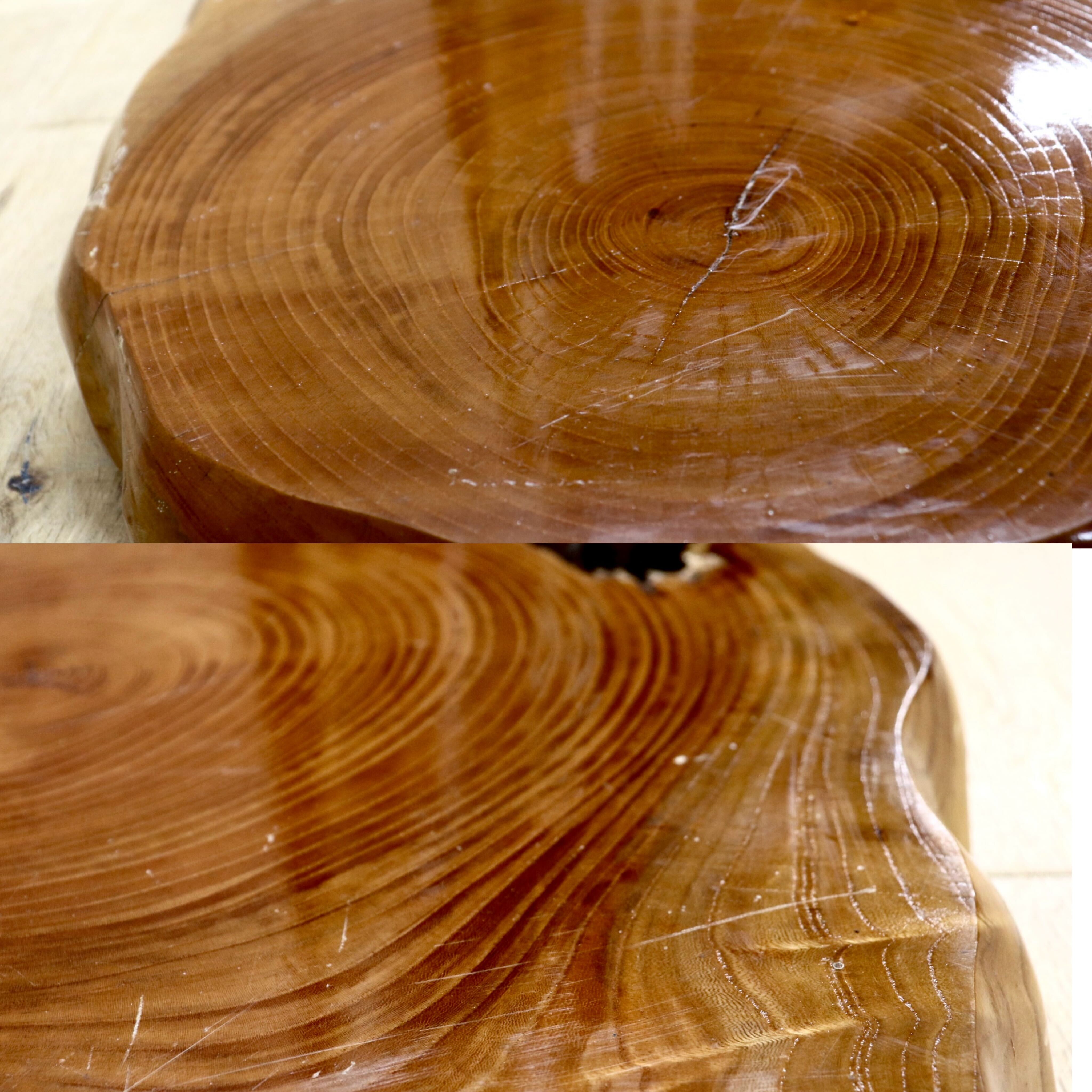 GMIS203○天然木 一枚板 花台 飾り台 盆栽台 無垢材 床の間 和風 骨董 アンティーク 古美術