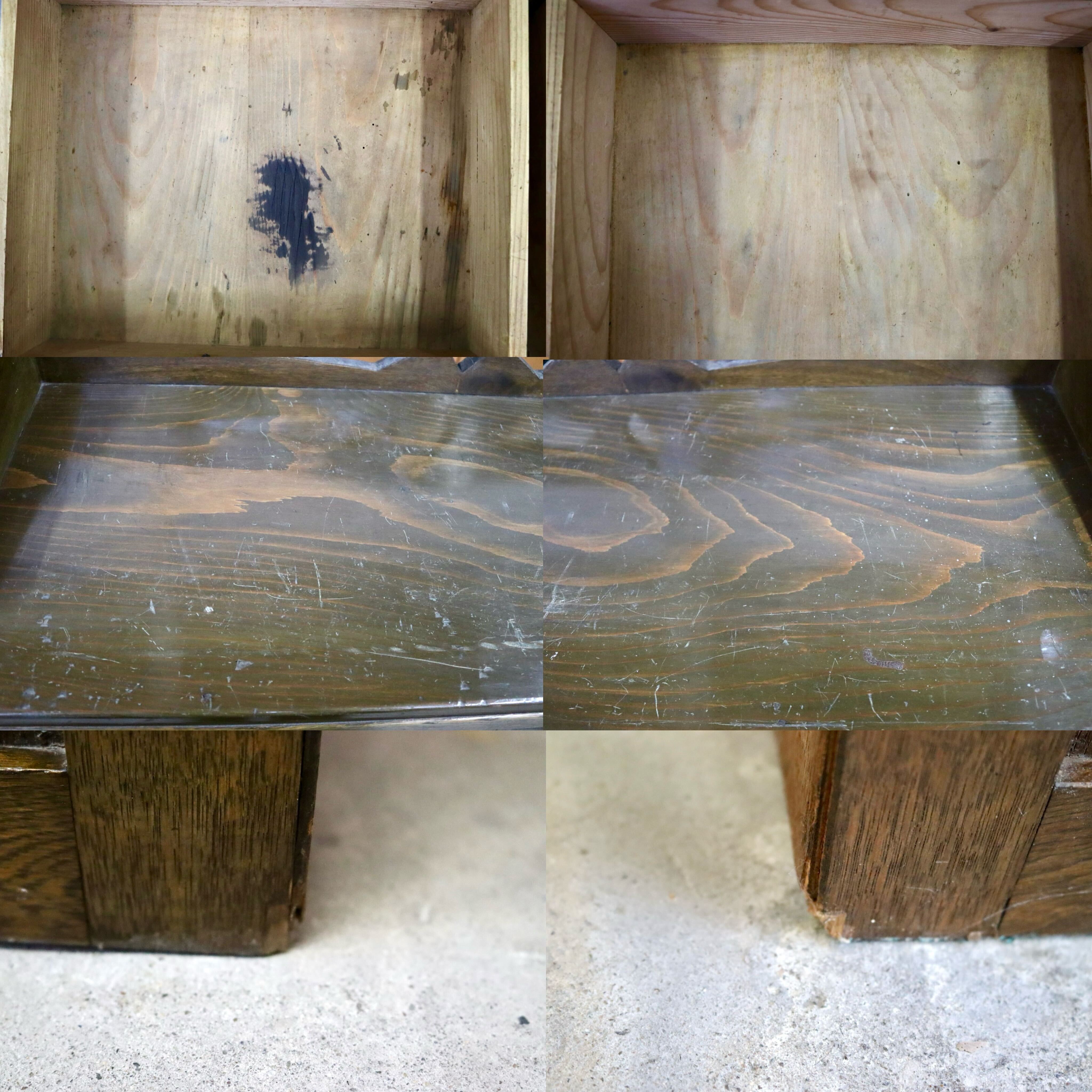 GMIH285B○和製アンティーク ヴィンテージ 昭和レトロ キャビネット リビングボード オーク材 クラシック