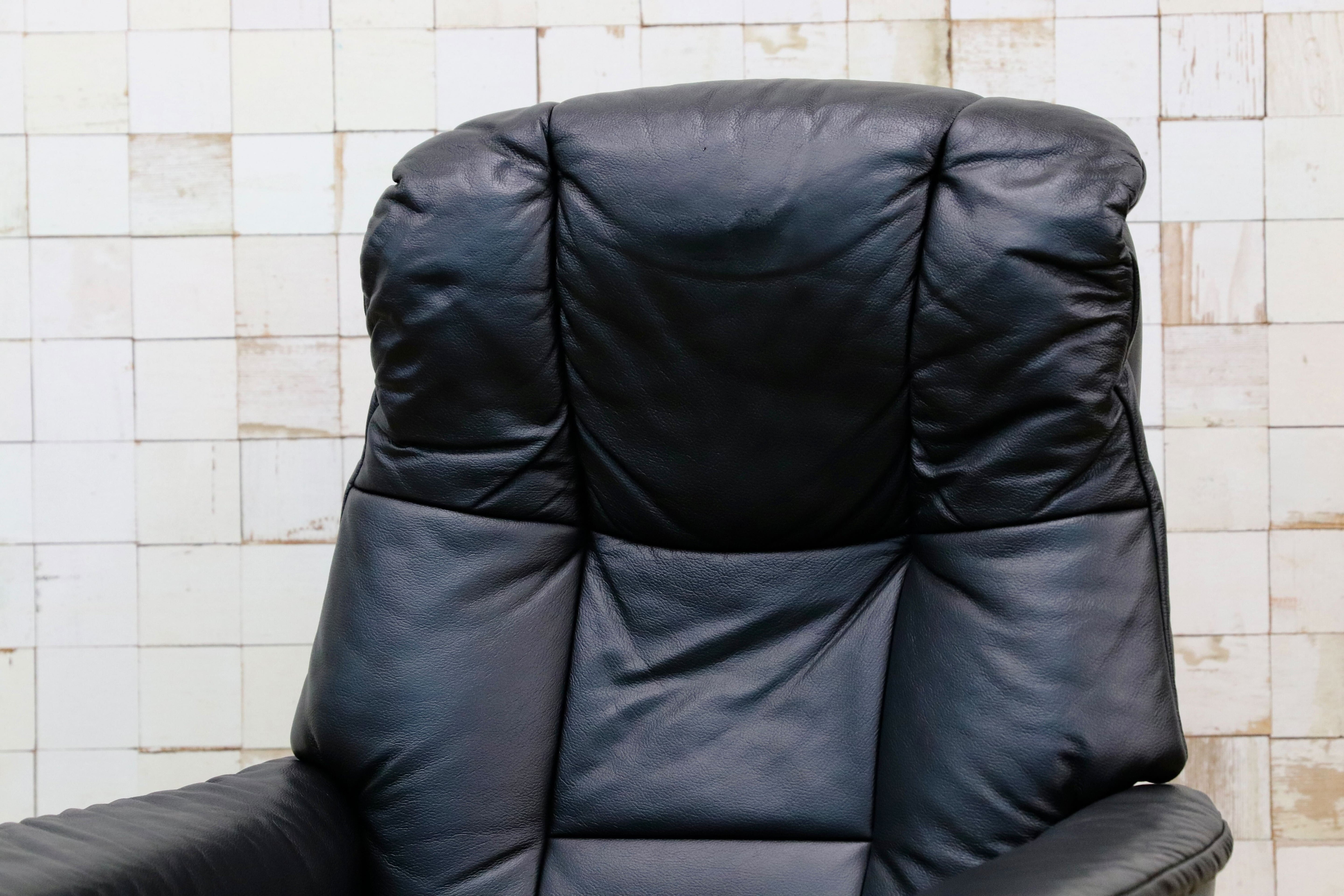 GMIK233C○EKORNES / エコーネス ストレスレスチェア リクライニングチェア ブラック 本革 北欧 ノルウェー 1人掛けソファ シングルソファ