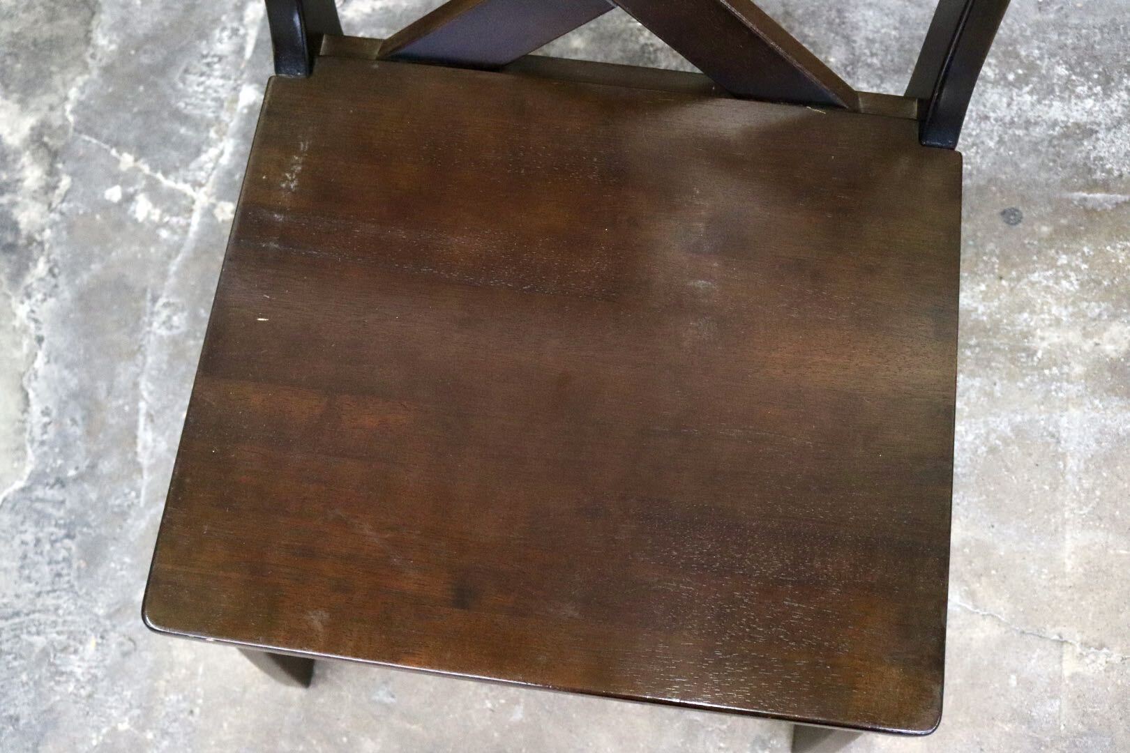GMJH295B○karimoku / カリモク RUSTIC ルスティック アームレスチェア ベンチチェア 椅子 国産家具 廃番 ヴィンテージ