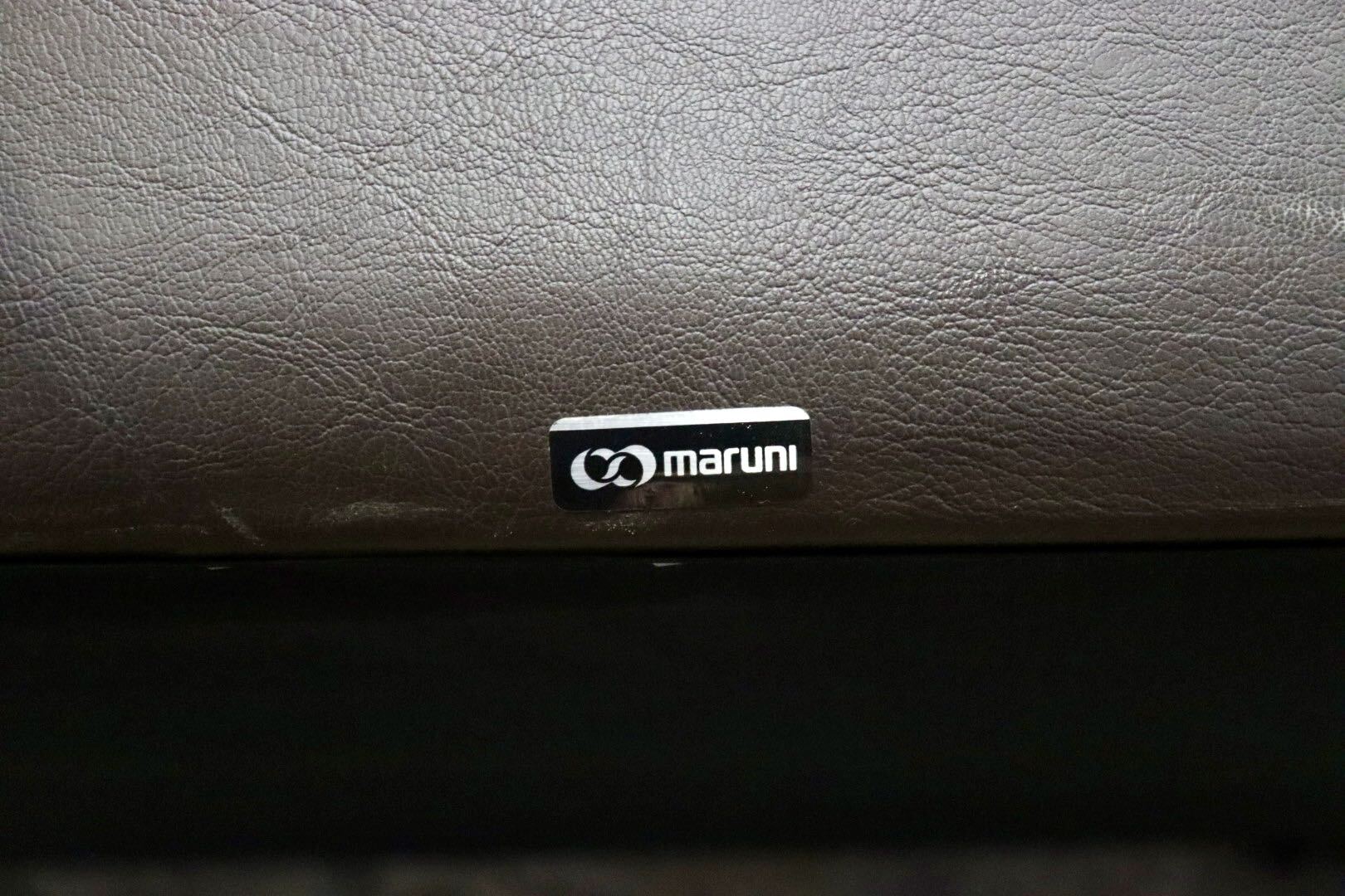 GMJH300I◯maruni / マルニ 1人掛けソファ シングルソファ ラウンジチェア 本革 応接 オールドマルニ ヴィンテージ 国産家具