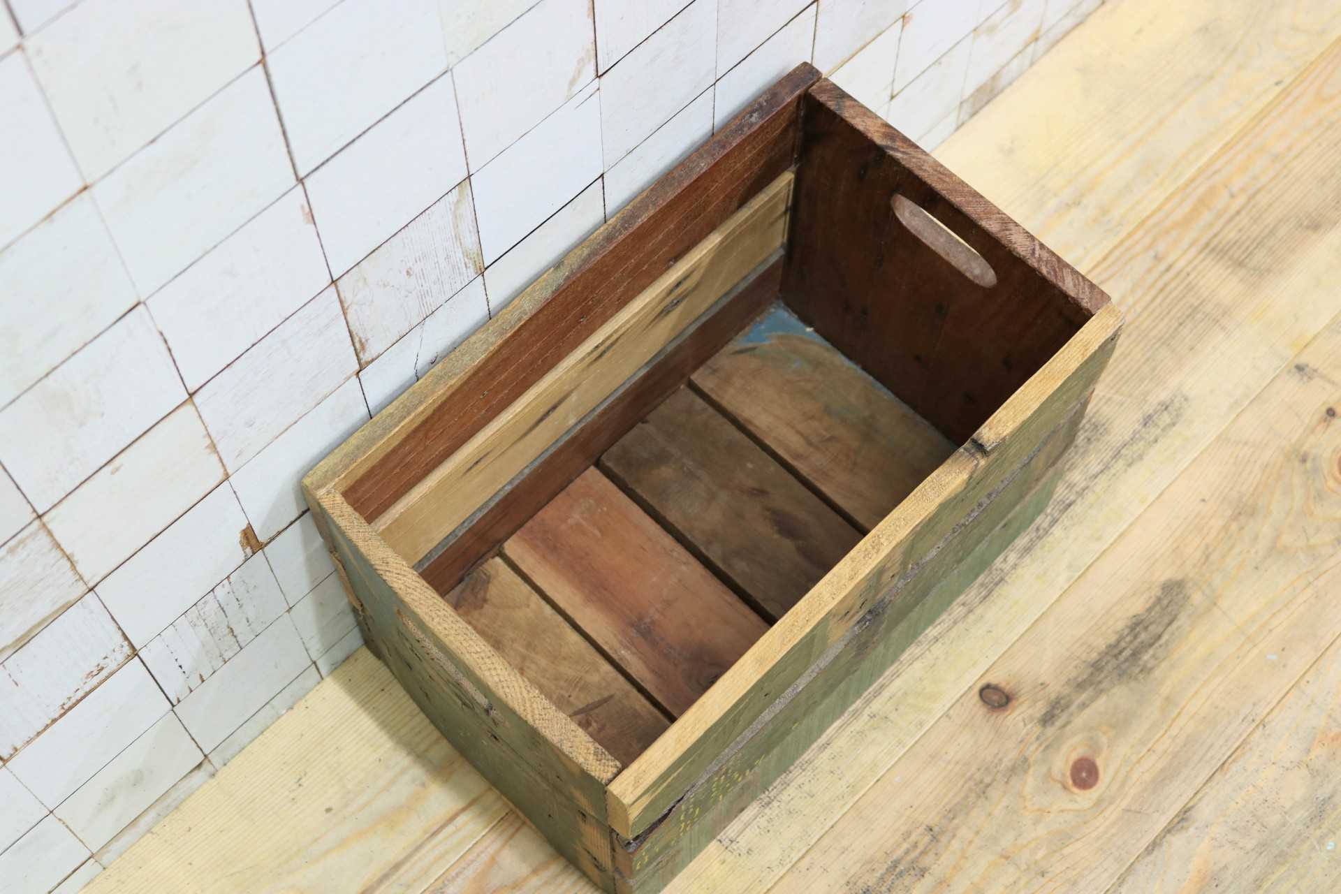 GMGT228B○journal standard furniture / ジャーナルスタンダードファニチャー ドリューボックス 木箱 ウッドボックス ヴィンテージ 什器