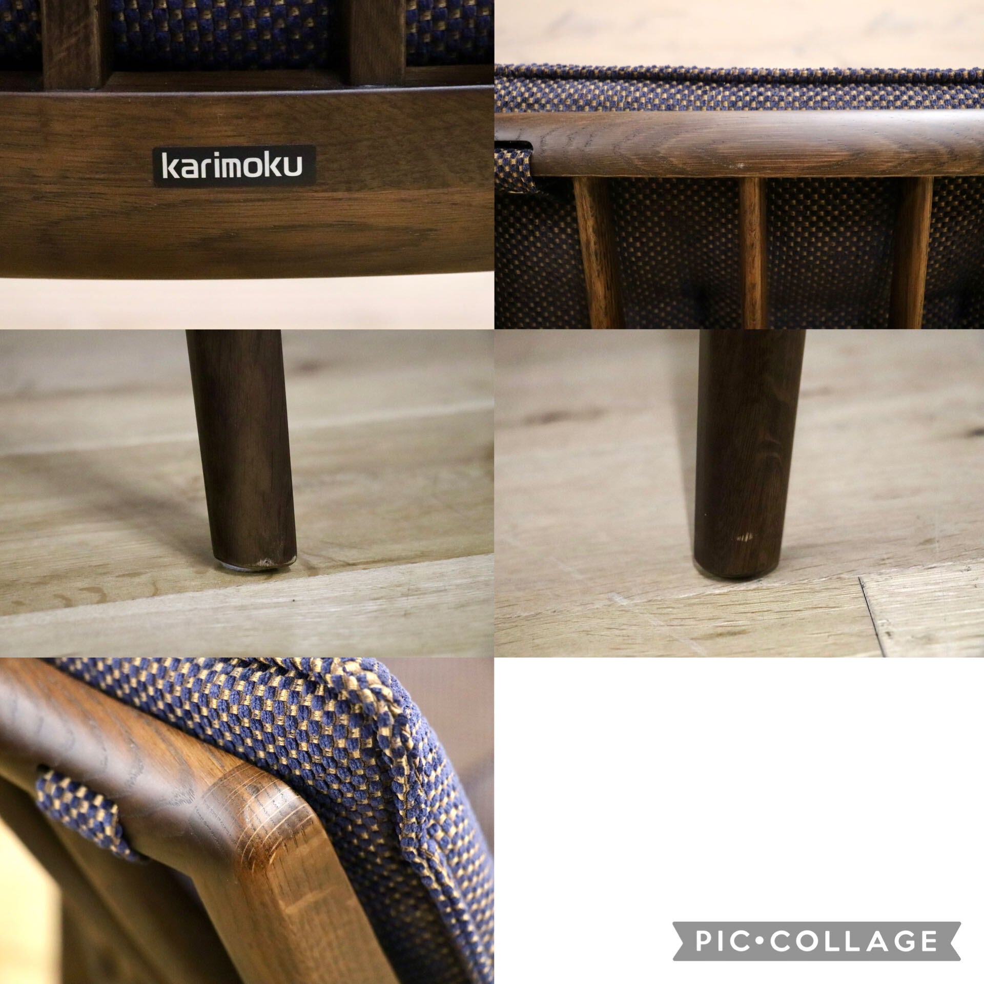 GMJS247B○karimoku / カリモク ダイニングチェア アームレスチェア 食卓椅子 ファブリック 北欧スタイル モダン 国産家具 2脚セット