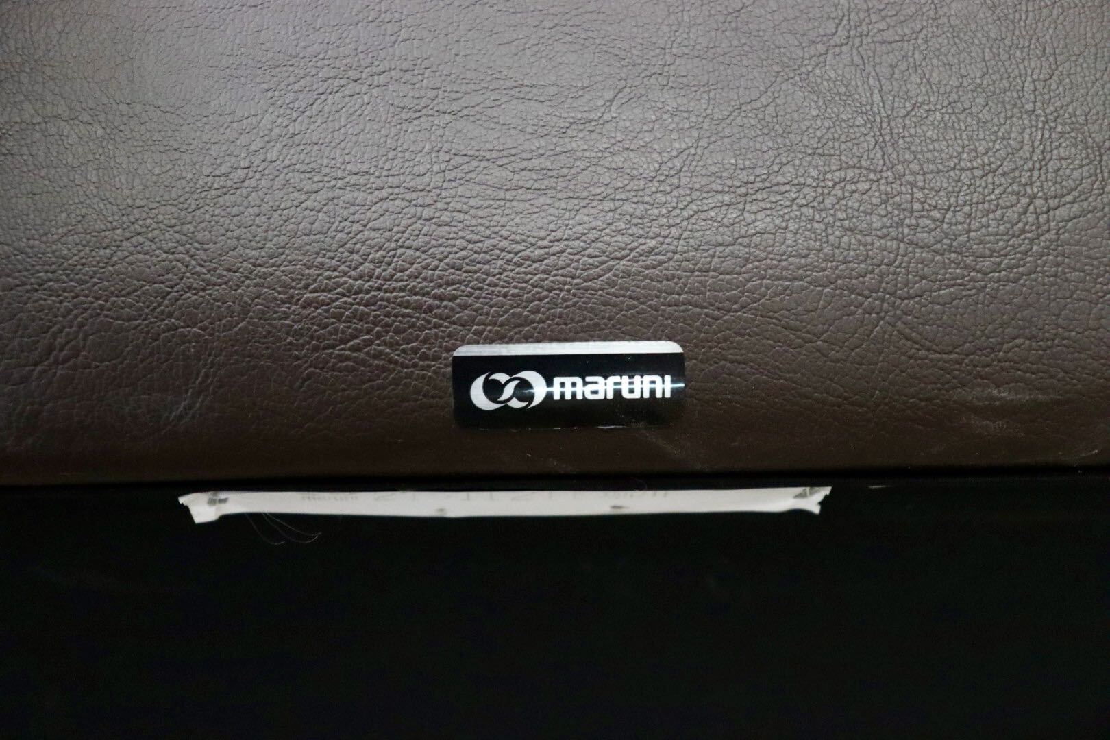 GMJH300J◯maruni / マルニ 1人掛けソファ シングルソファ ラウンジチェア 本革 応接 オールドマルニ ヴィンテージ 国産家具