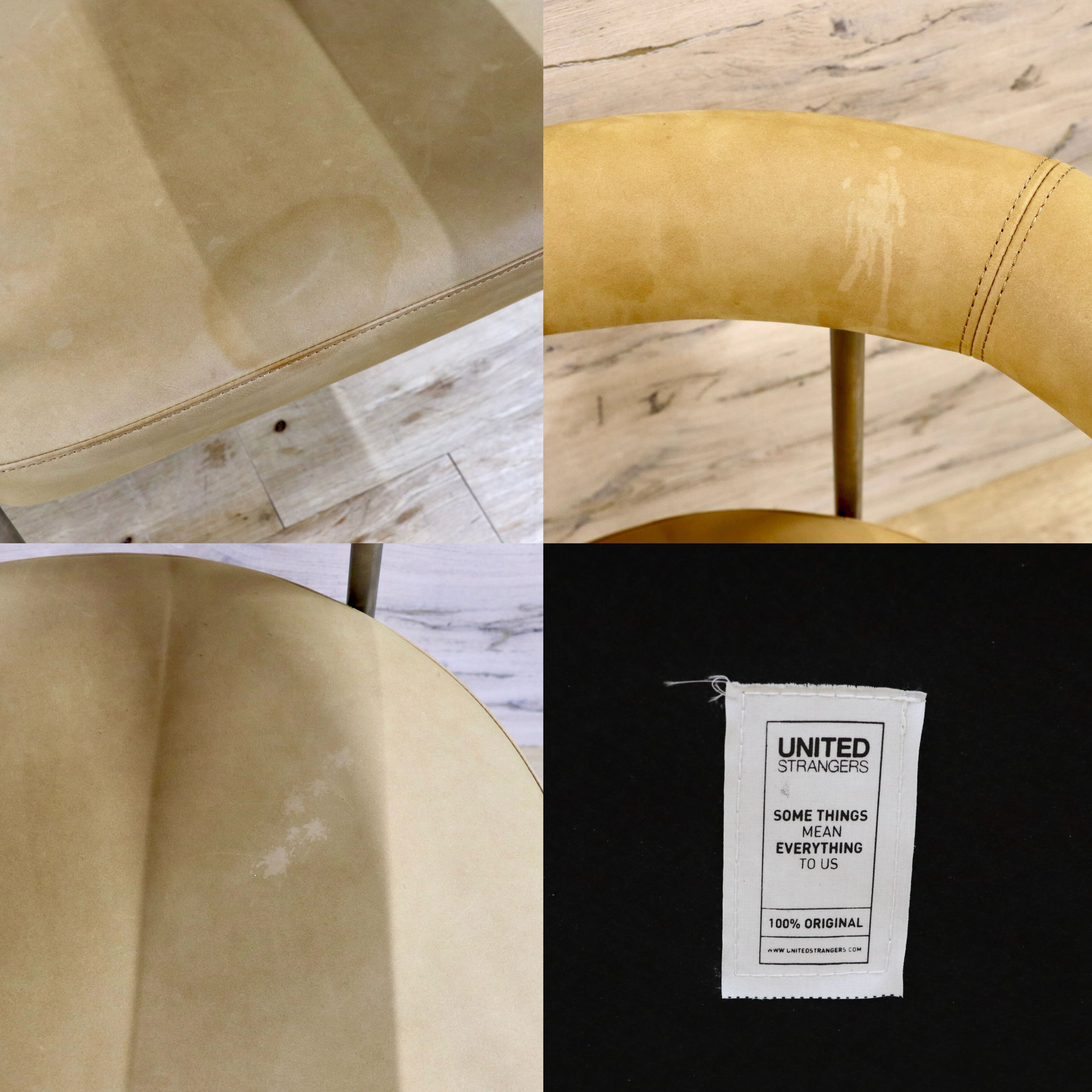 GMJH19○UNITED STRANGERS / ユナイテッド・ストレンジャーズ The Grafton Dining Chair ダイニングチェア 本革 フルアニリン 定価約11万