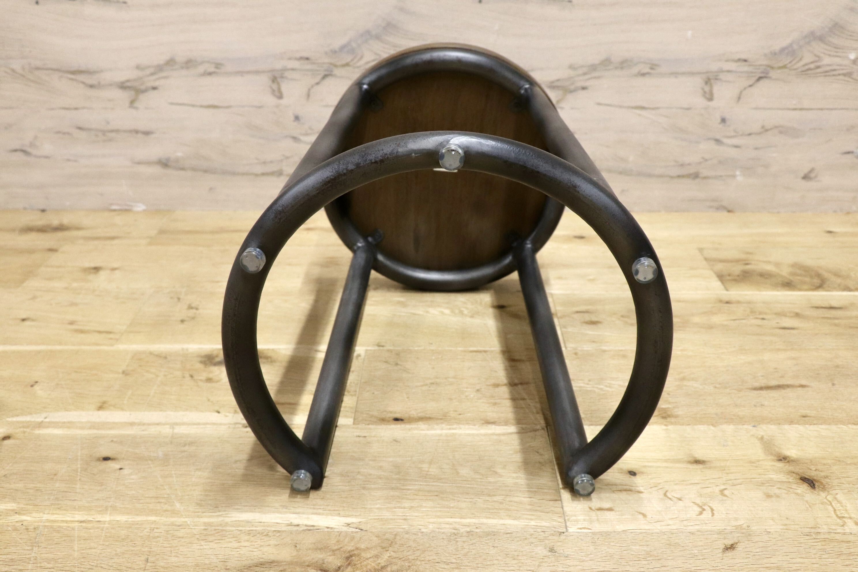 GMJH322○ASPLUND / アスプルンド BOULTON STOOL ボールトンスツール ヘリンボーン柄 サイドテーブル 廃盤 アイアン