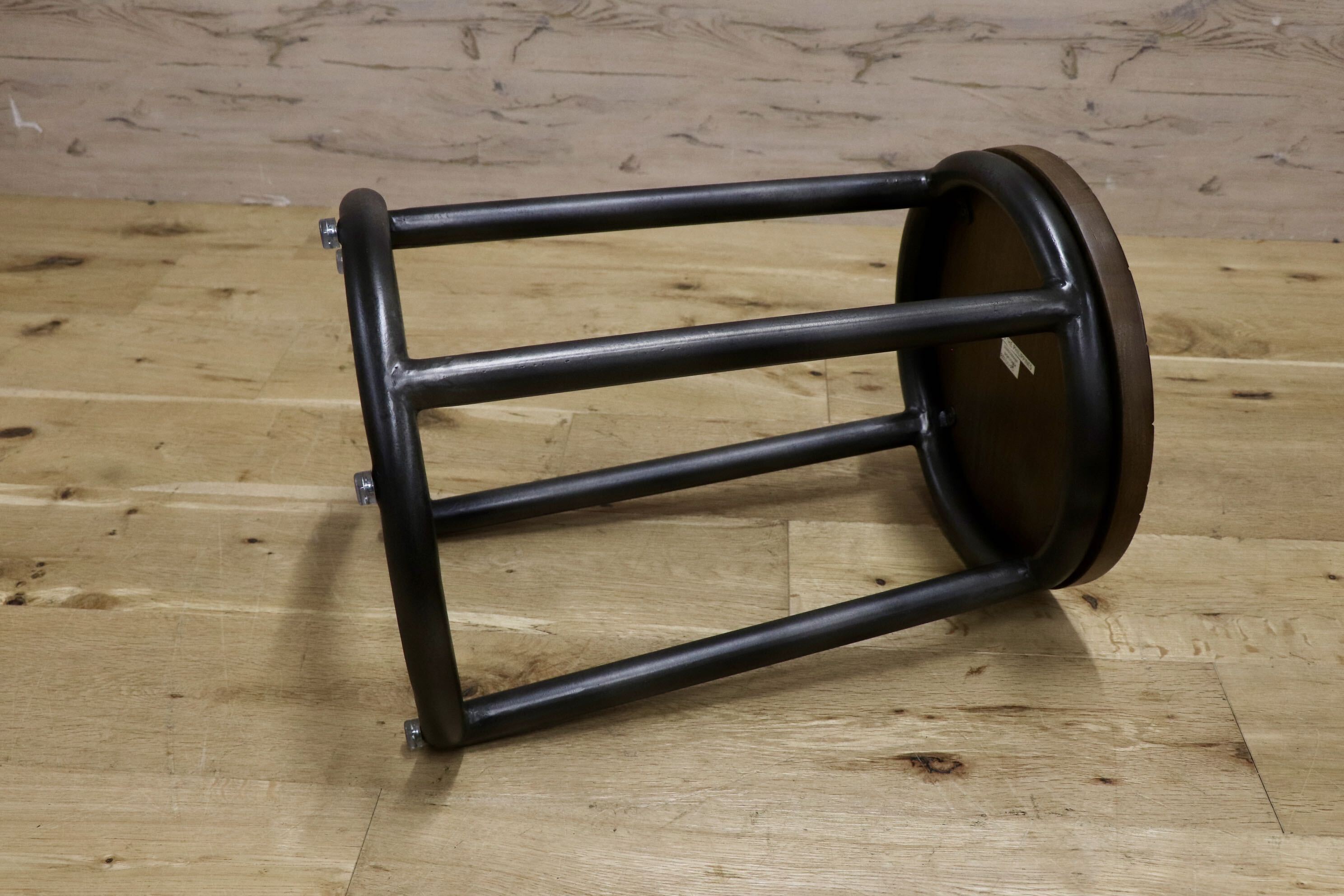 GMJH322○ASPLUND / アスプルンド BOULTON STOOL ボールトンスツール ヘリンボーン柄 サイドテーブル 廃盤 アイアン