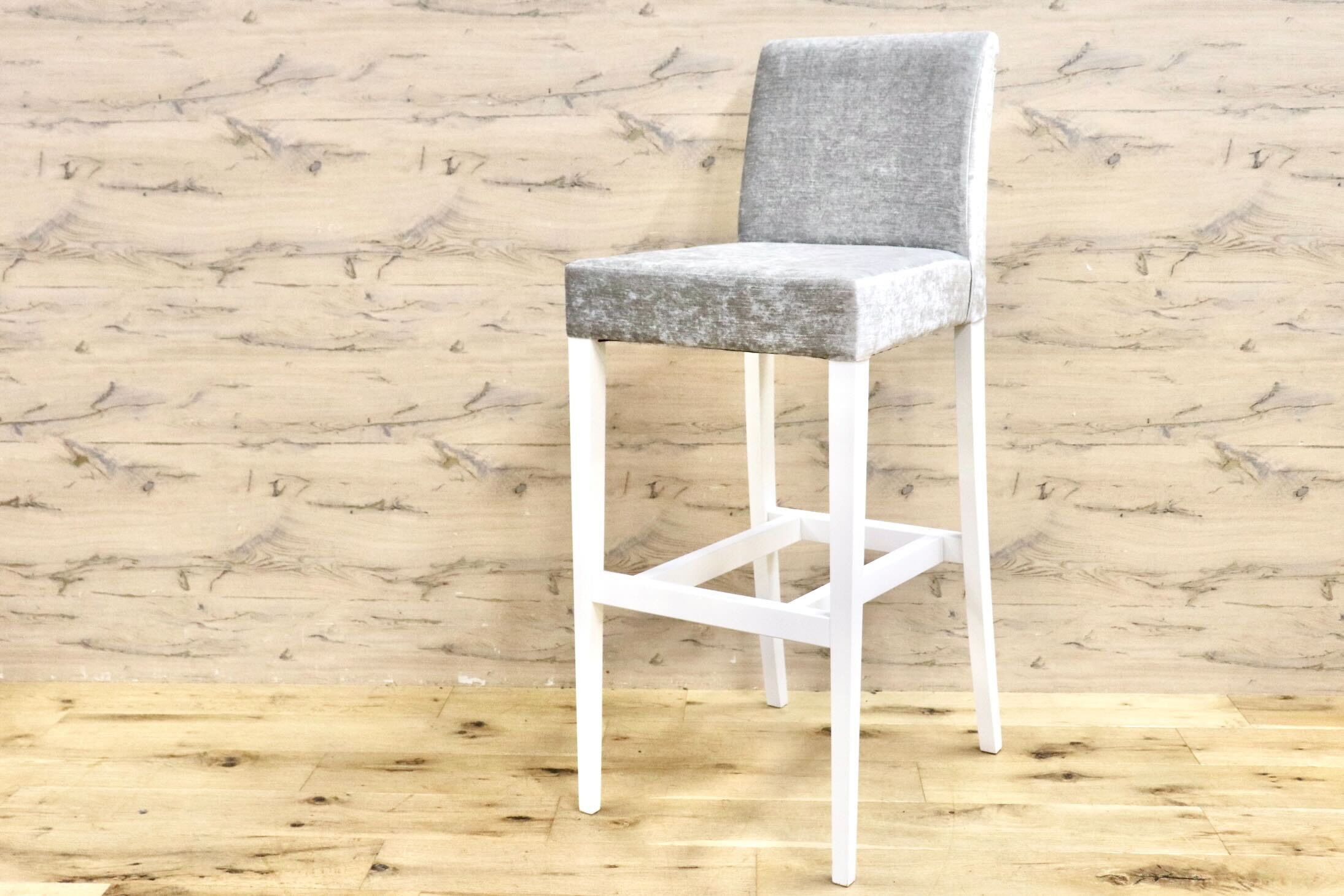 GMIK615B○Proceed / プロシード カウンターチェア ハイカウンターチェア 木製 椅子 ファブリック グレー シンプルモダン 展示品