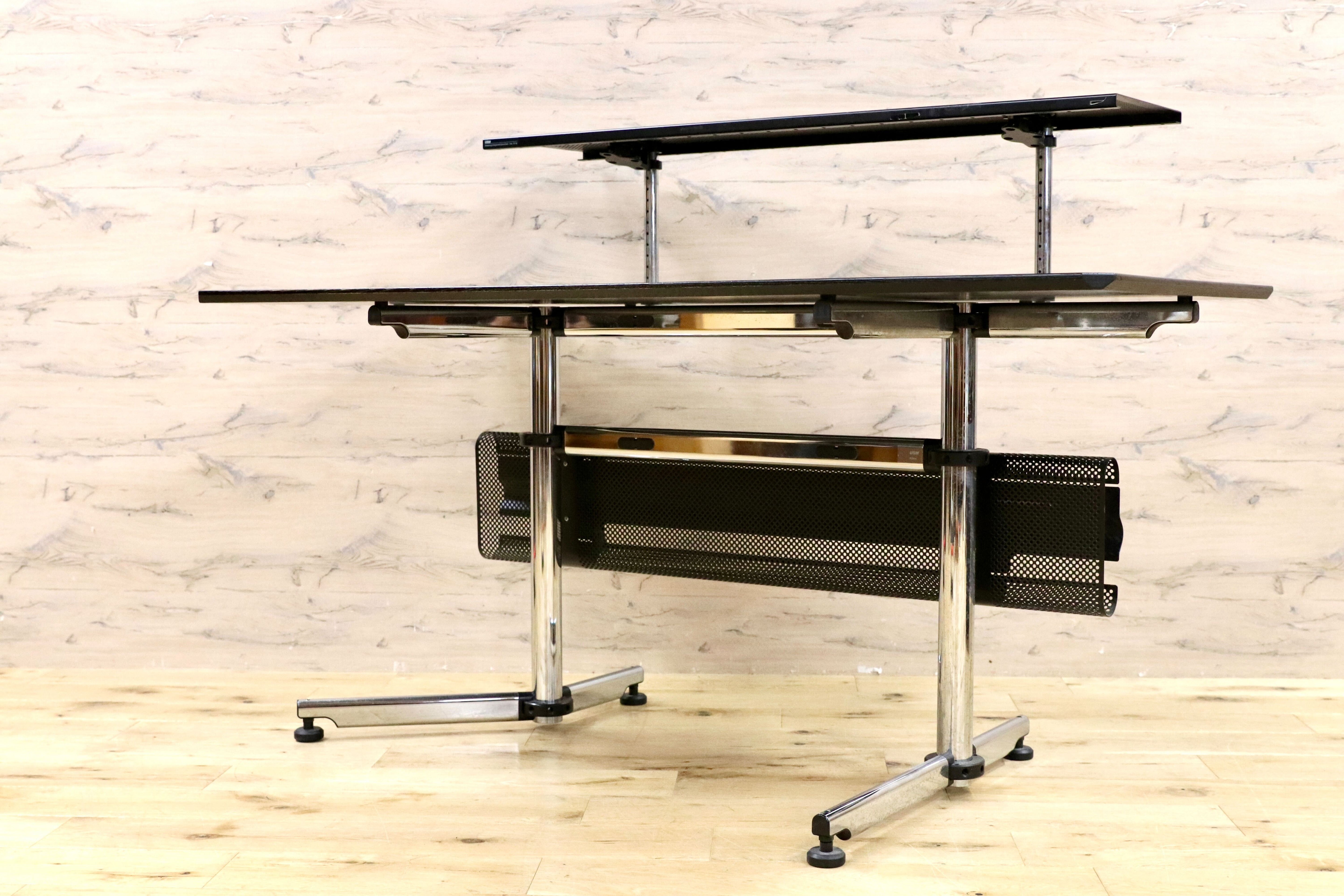 GMIO152○USM Haller USMハラー ハラーシステム キトスデスク パソコンデスク オフィス 書斎机 ブラック 北欧 スイス