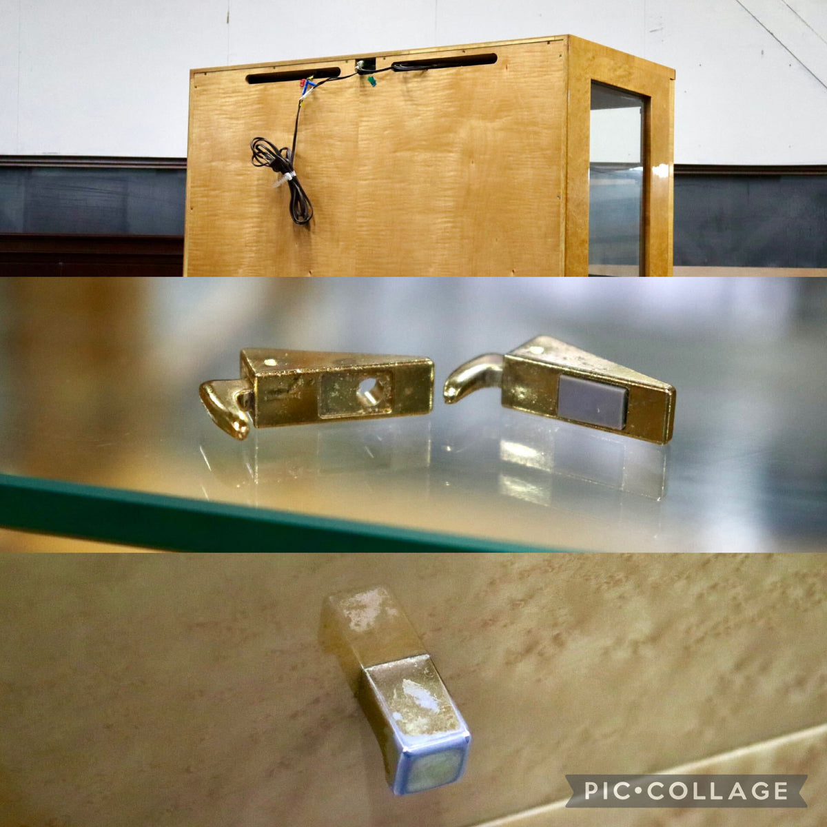 GMJN51◯IDC大塚家具 スプレンダー キュリオケース 飾り棚 キャビネット リビングボード バーズアイメープル 最高級 定価約60万 美品