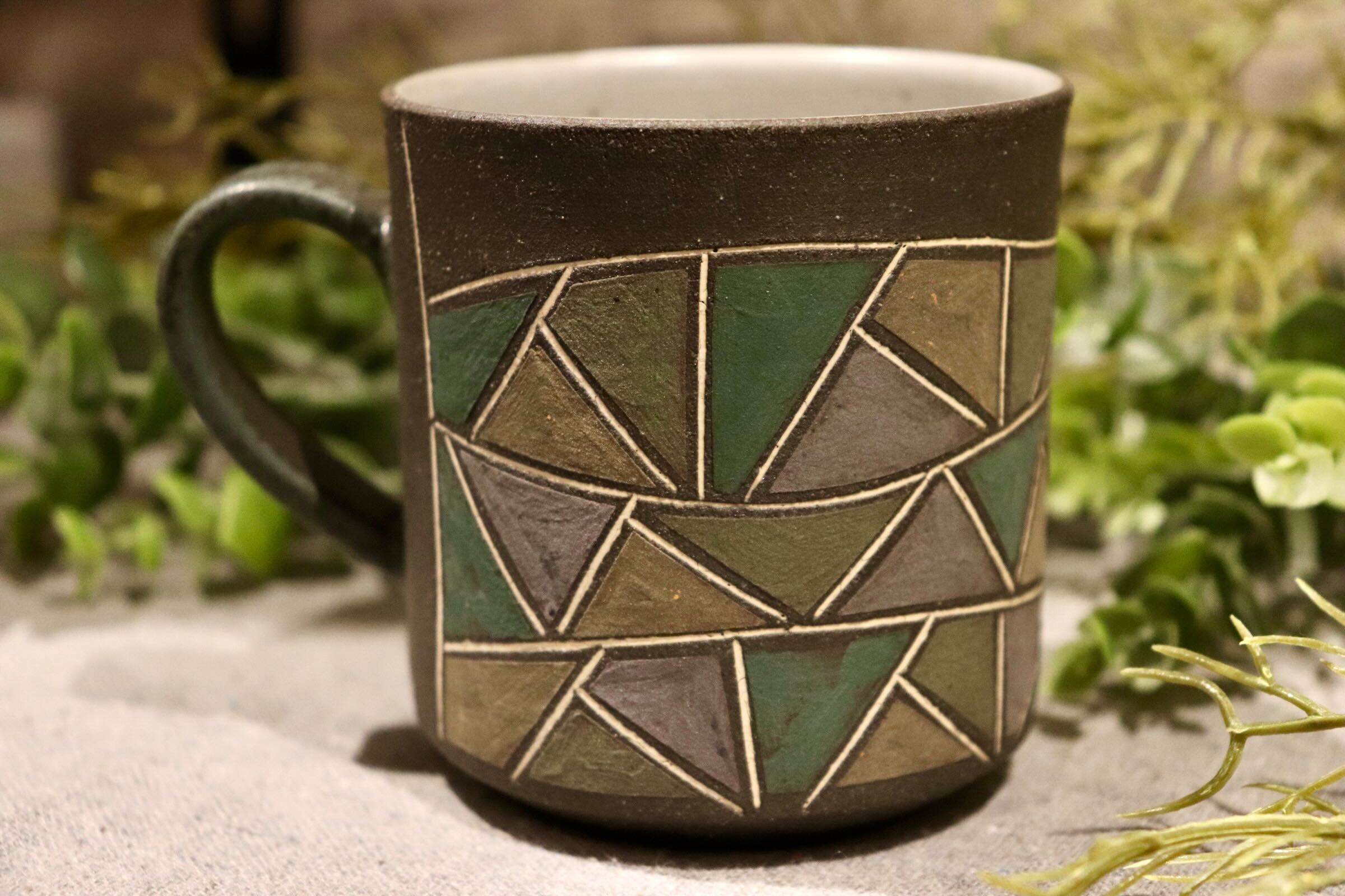 GMIO80-A◯市野悟窯 丹波焼 マグカップ 市野哲次 陶器 コーヒーカップ 伝統工芸 丹波篠山 未使用