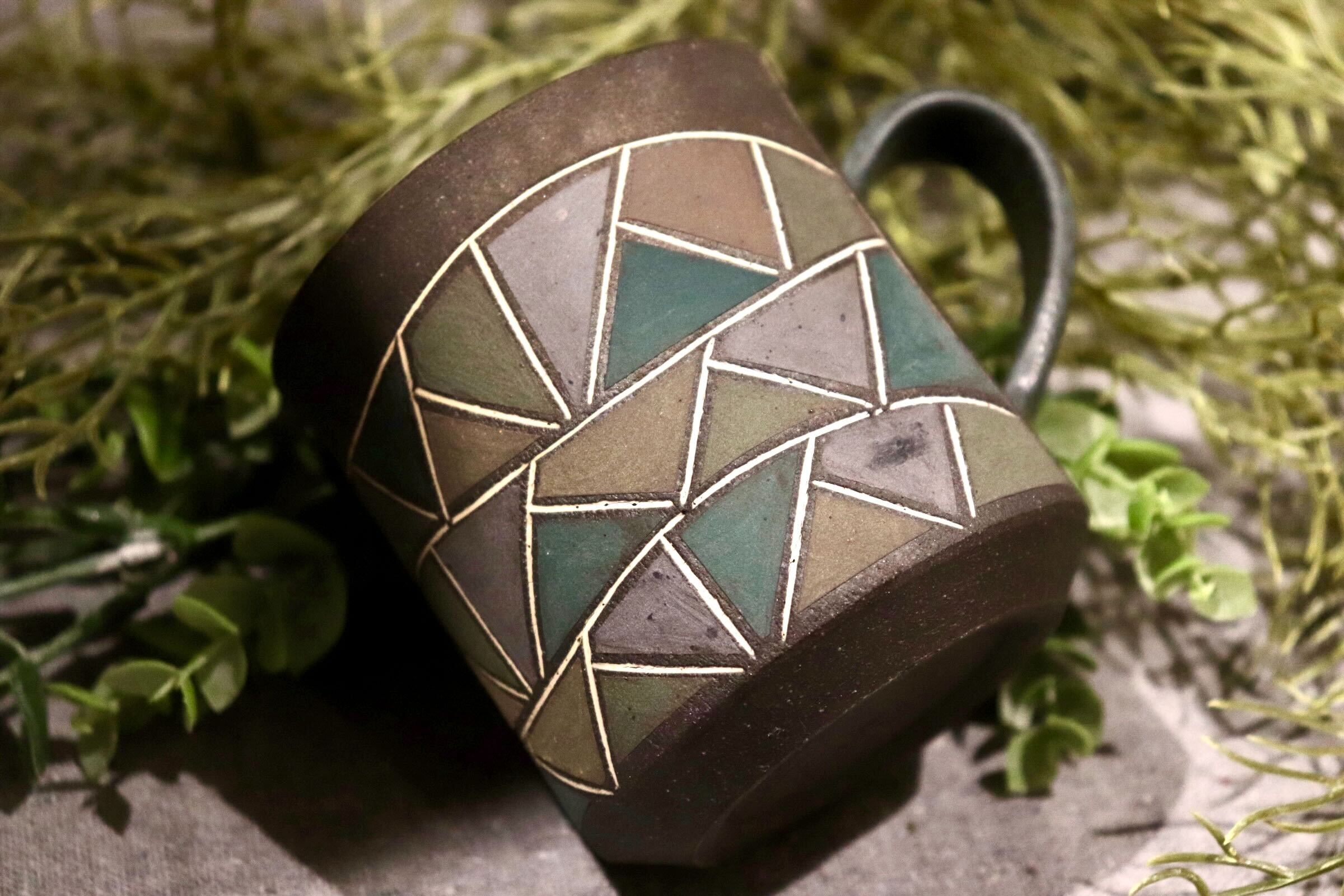 GMIO80-A◯市野悟窯 丹波焼 マグカップ 市野哲次 陶器 コーヒーカップ 伝統工芸 丹波篠山 未使用
