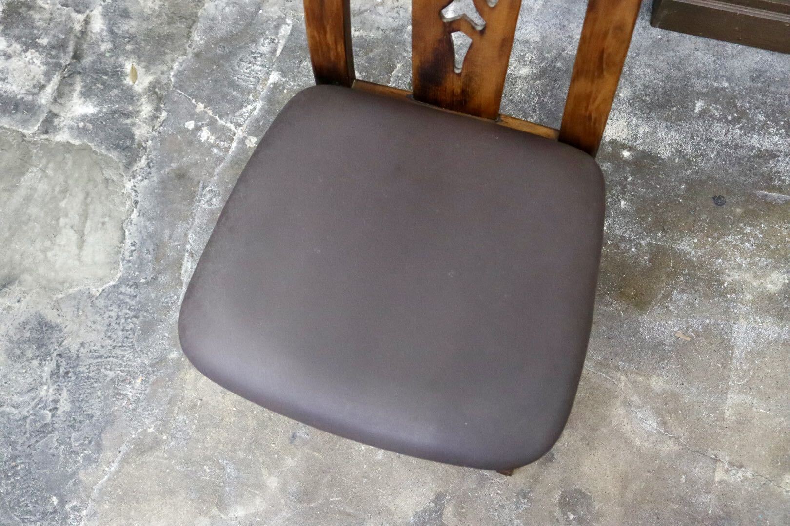GMJK357C○karimoku / カリモク コロニアル ダイニングチェア アームレスチェア 椅子 レトロ ヴィンテージ 国産家具
