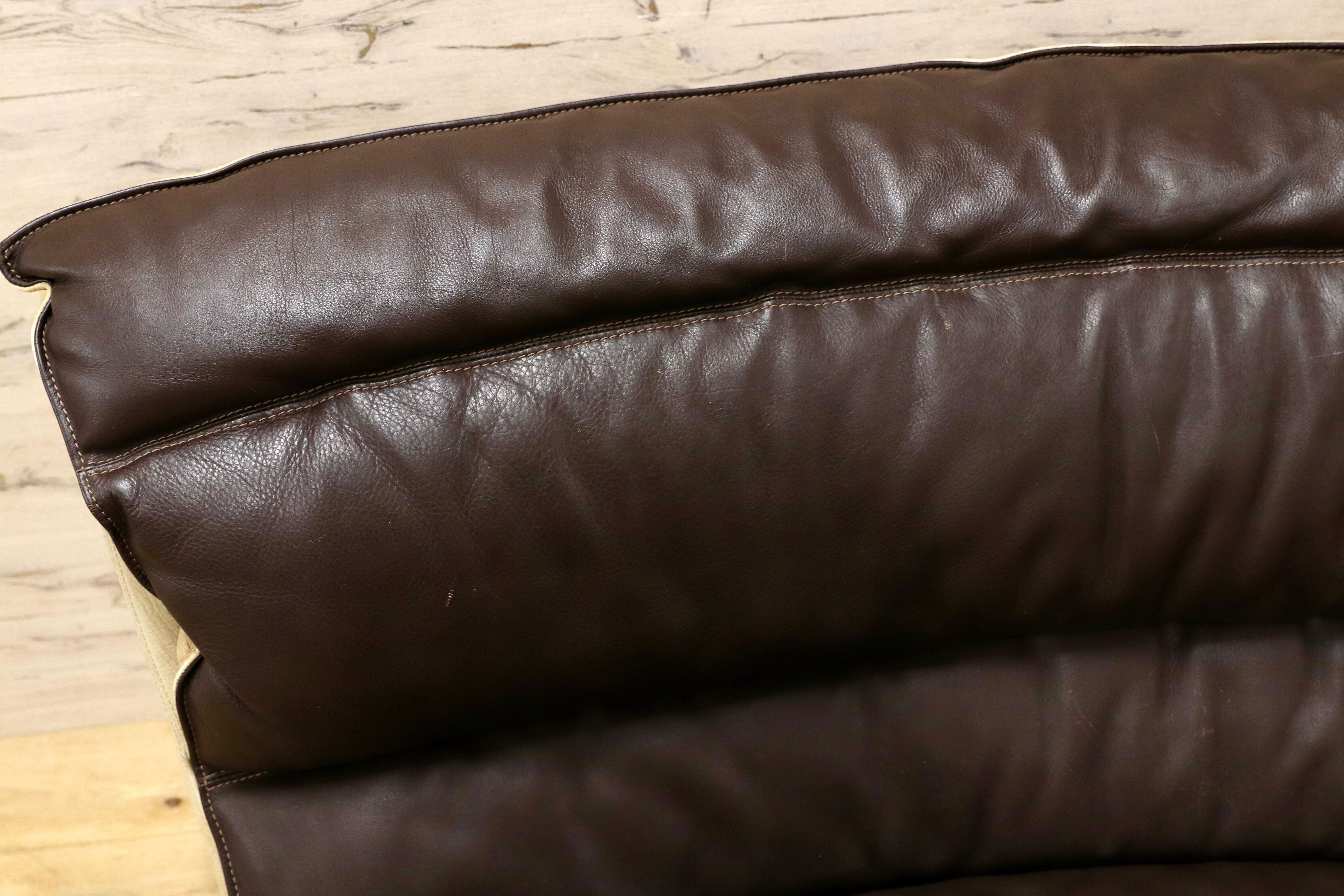GMIK864A○rossi di albizzate / ロッシディアルビザーテ コーナーソファ カウチ 本革 ヴィンテージ イタリア 最高峰 約140万