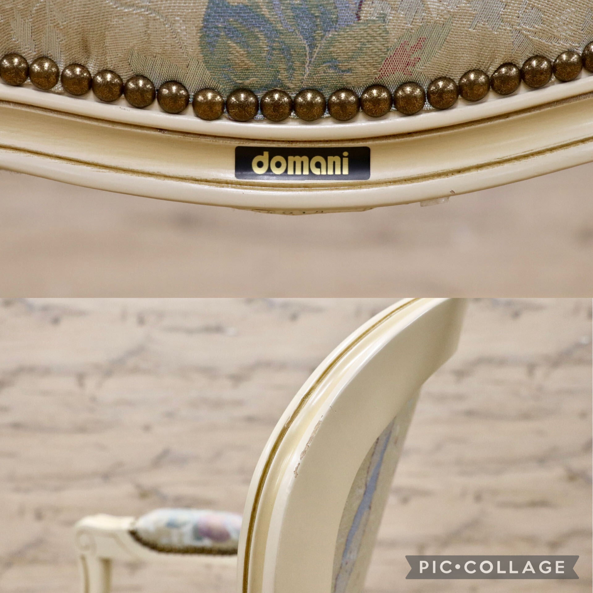 GMJS259A○domani / ドマーニ Louis XV ルイ15世 アームチェア ダイニングチェア 西洋 アンティーク カリモク最高峰 定価約25万円