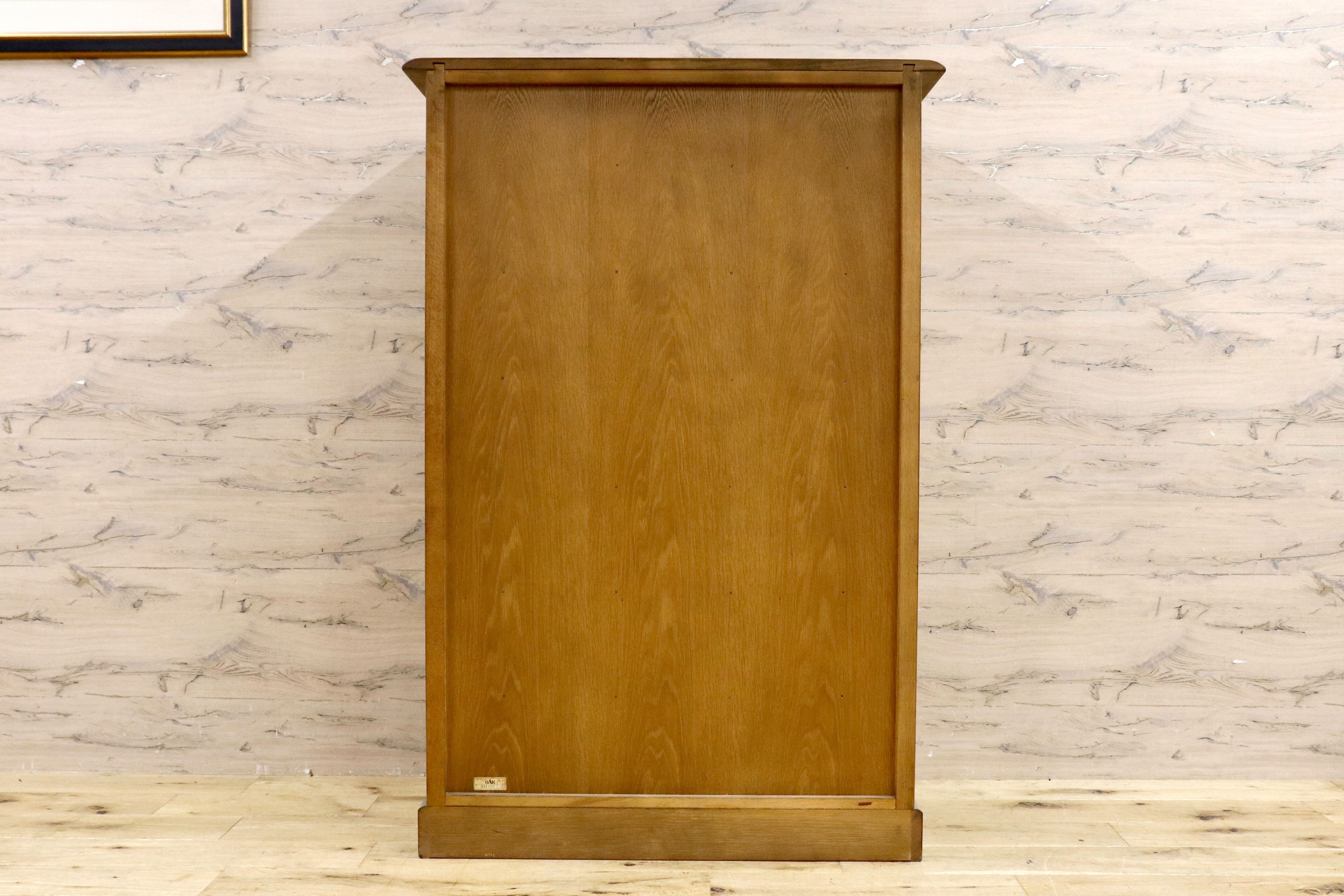 GMIK320A○近藤工芸 / OAK Solid Furniture 北海道旭川 整理タンス チェスト タンス 箪笥 引き出し 楢材 オールド ヴィンテージ 収納家具